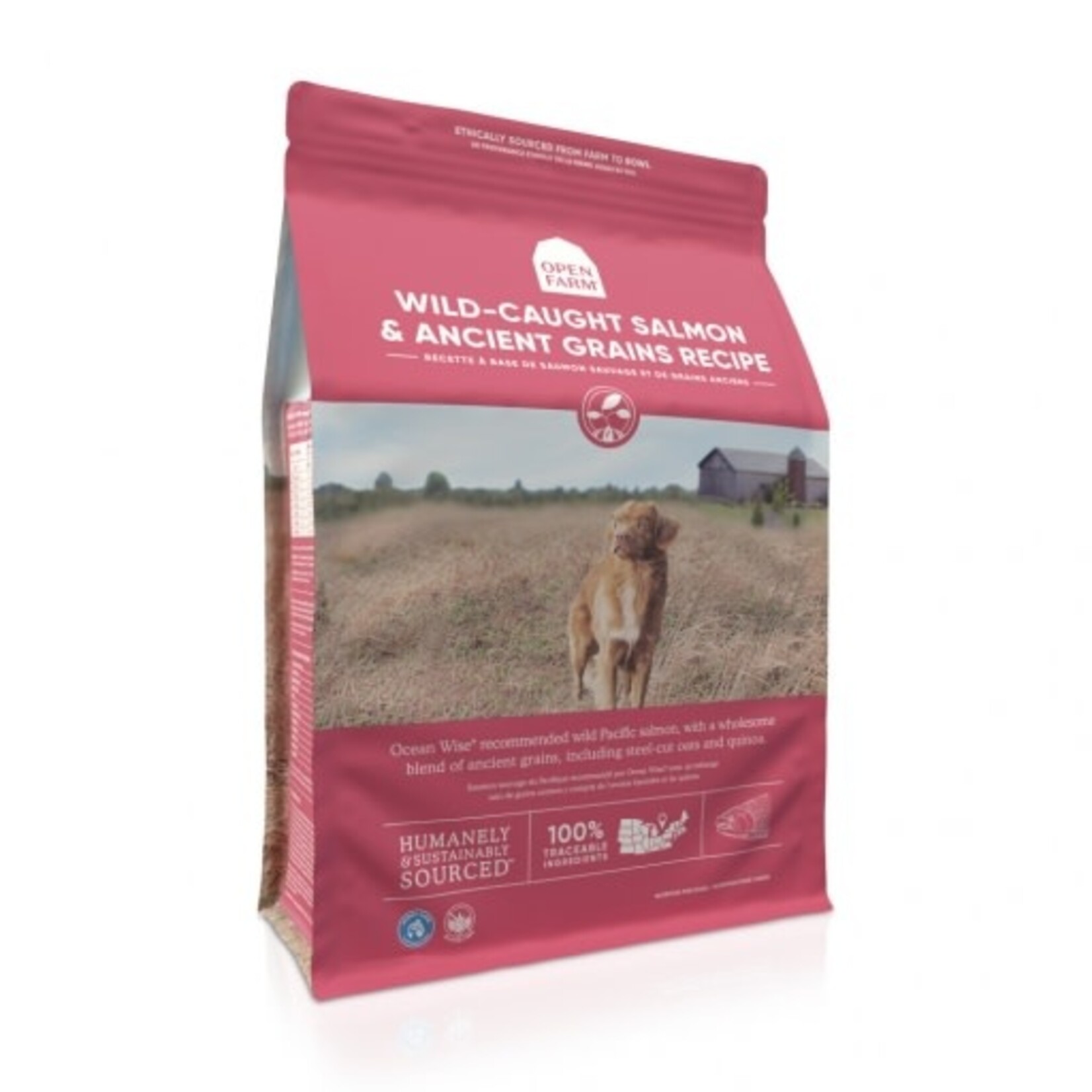 Open Farm Wild Caught Salmon & Ancient Grains Dry Dog Food - 4 Lb