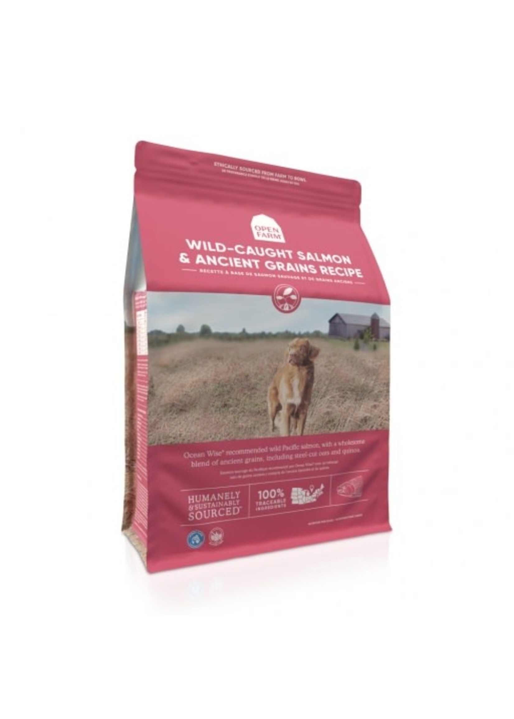 Open Farm Wild Caught Salmon & Ancient Grains Dry Dog Food - 4 Lb