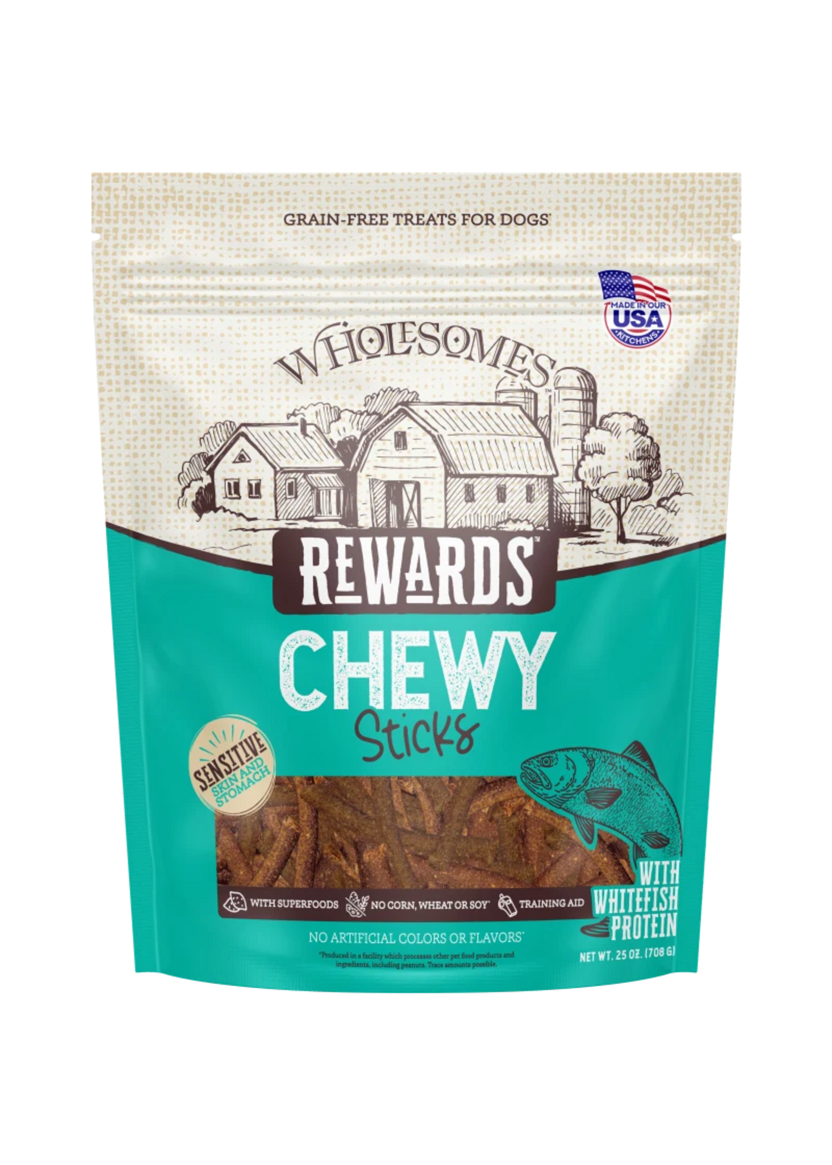Sportmix Wholesomes Rewards Chewy Whitefish Sticks - 25 oz