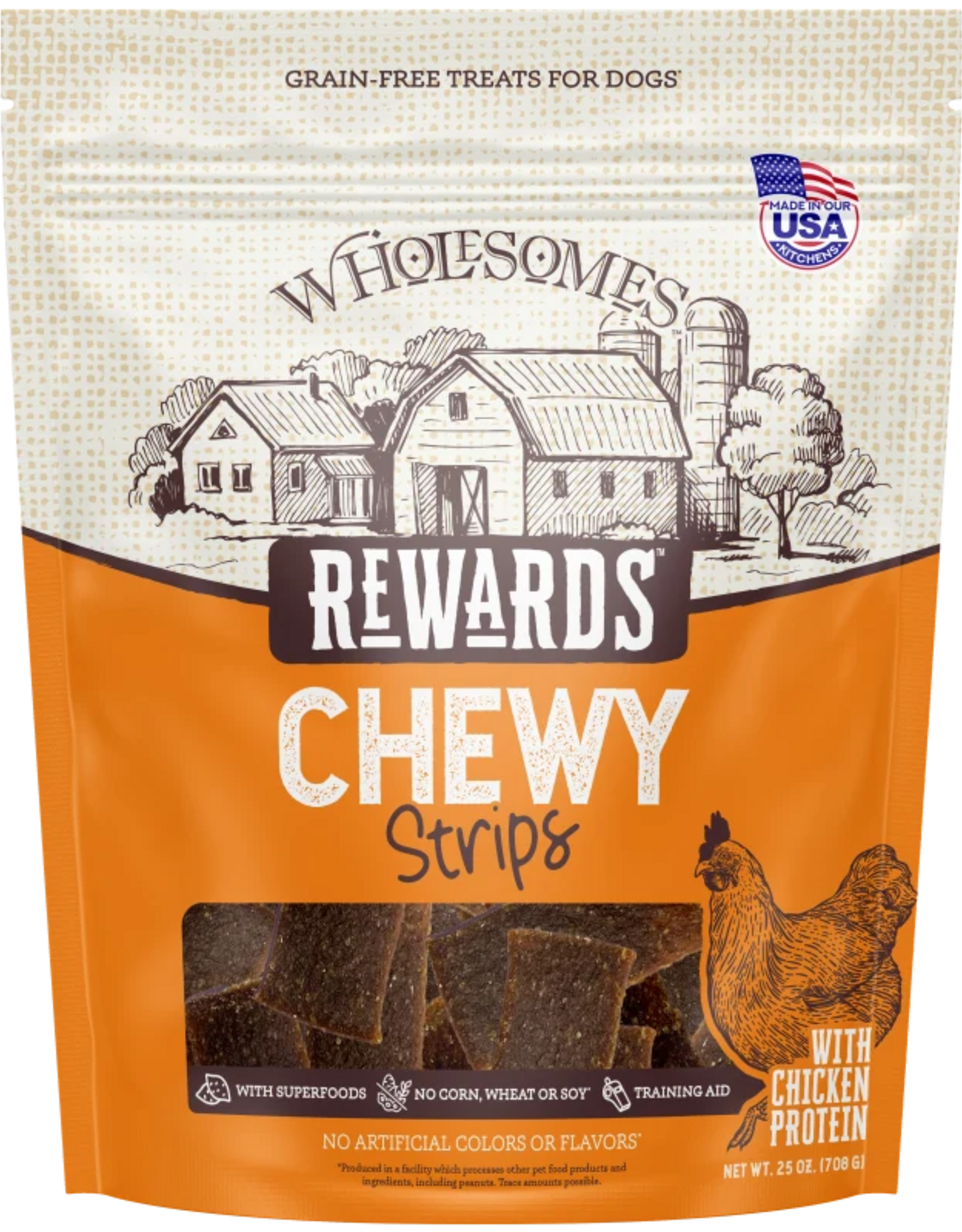 Sportmix Wholesomes Rewards Chewy Chicken Strips - 25 oz