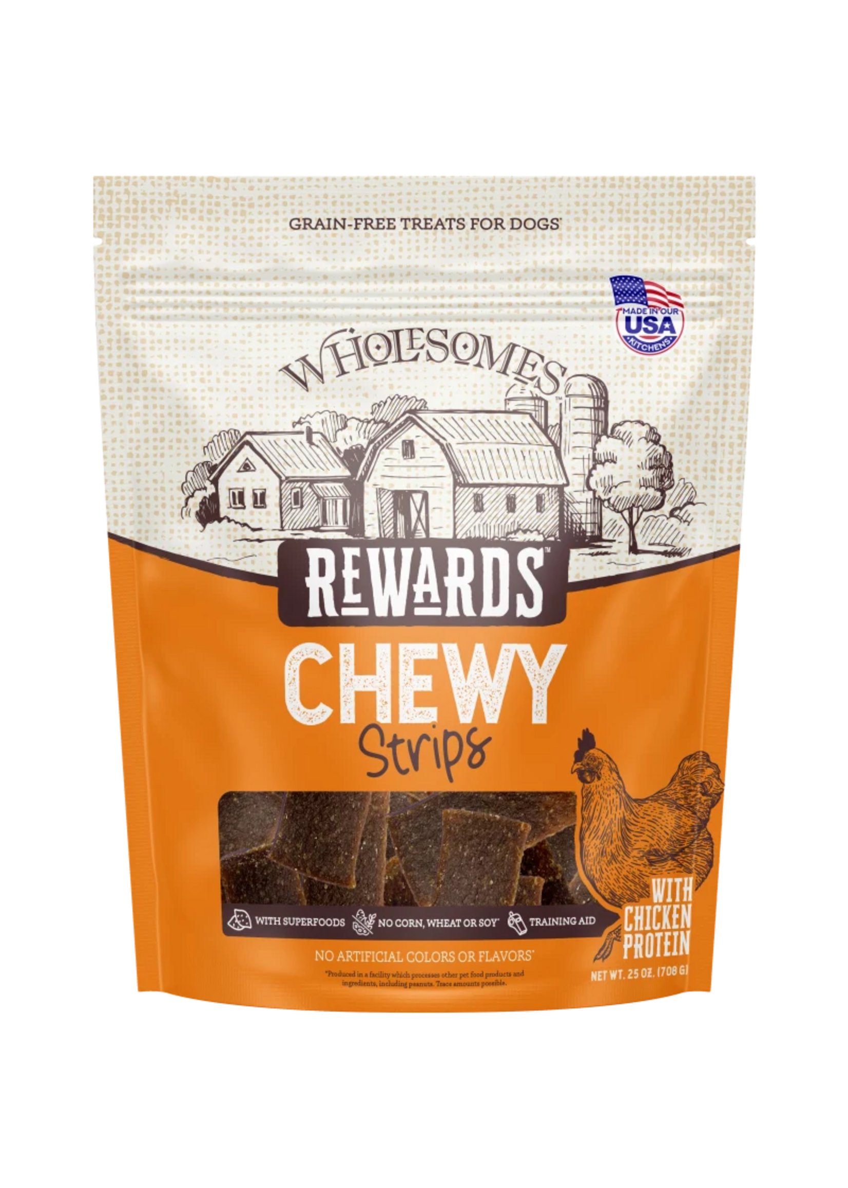 Sportmix Wholesomes Rewards Chewy Chicken Strips - 25 oz