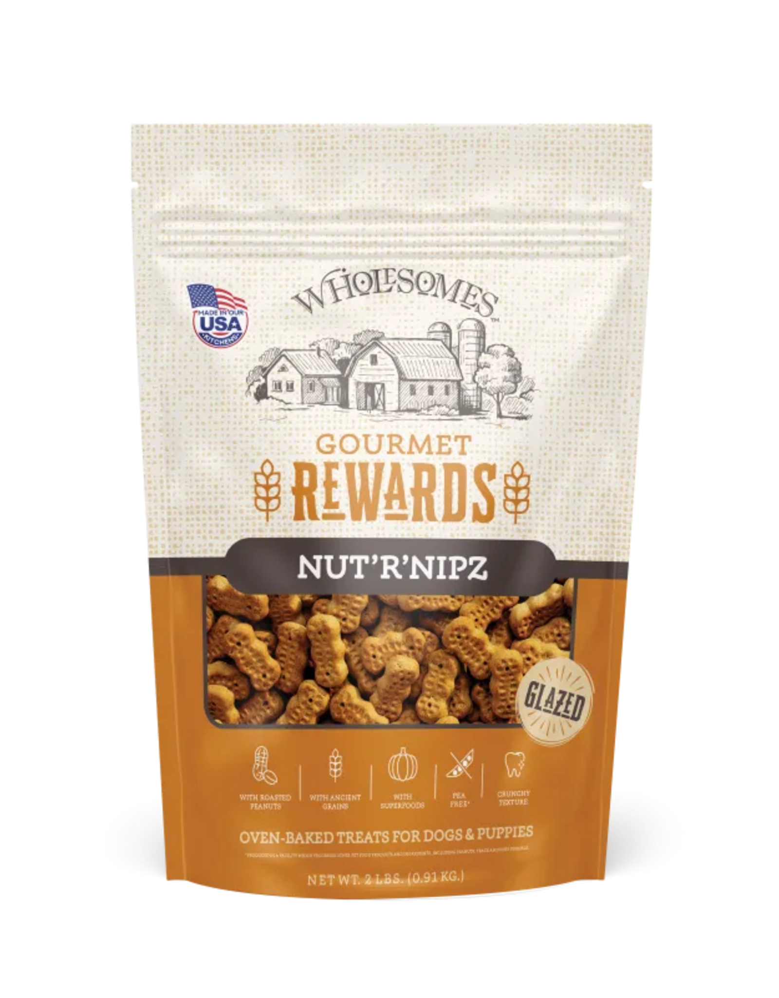 Sportmix Wholesomes Rewards Gourmet Biscuits Nut'R'Nipz - 2 lb
