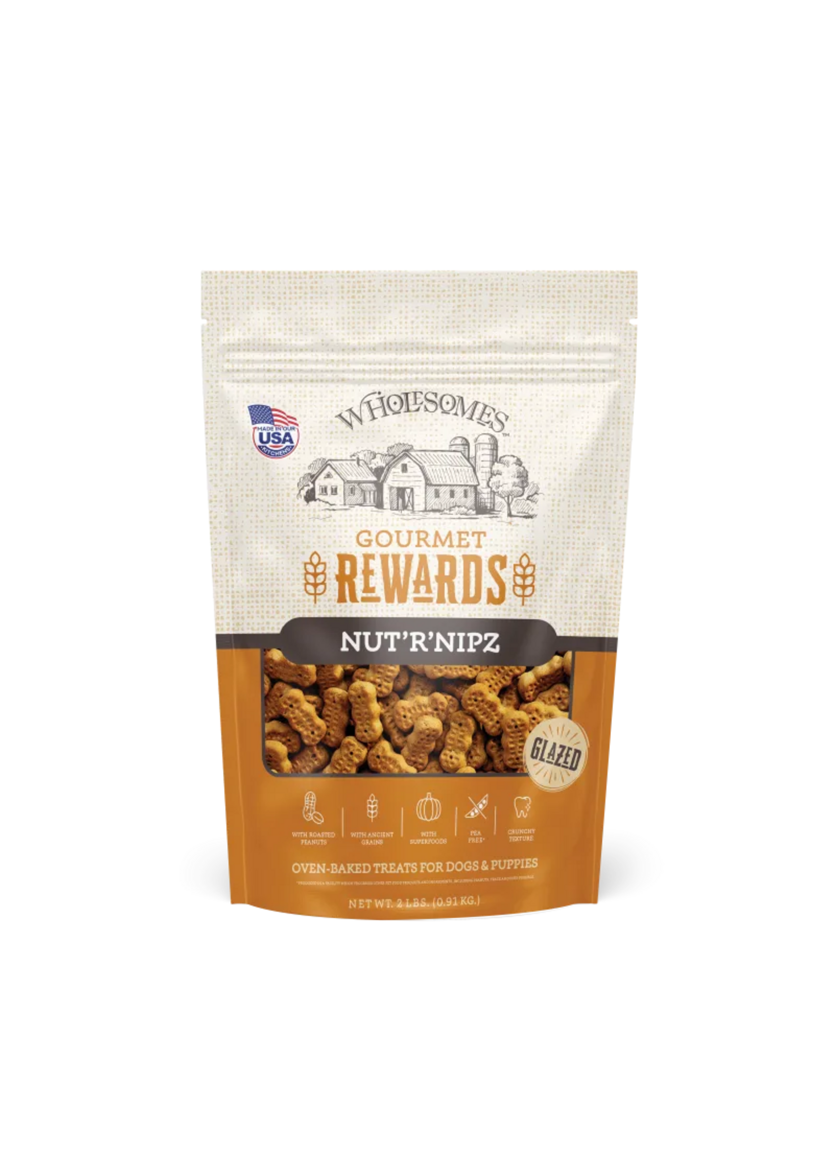 Sportmix Wholesomes Rewards Gourmet Biscuits Nut'R'Nipz - 2 lb