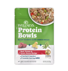 Wellness Wellness Dog Protein Bowls Beef Potato & Green Beans - 6.2 oz pouch