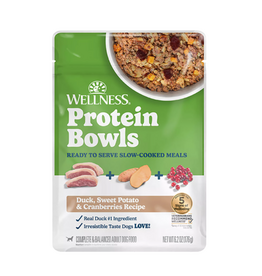 Wellness Wellness Dog Protein Bowls Duck Sweet Potato & Cranberries - 6.2 oz pouch