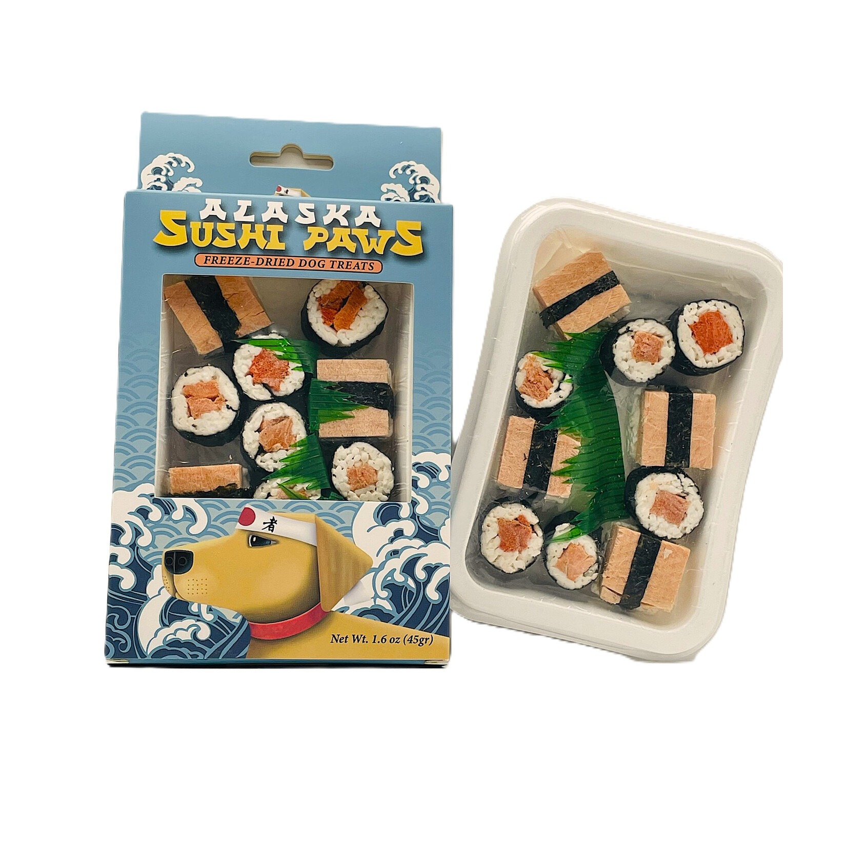 Happy Claws Lucky Paws Happy Claws Lucky Paws Alaska Sushi Paws Freeze-Dried Dog Treats - 1.6 oz