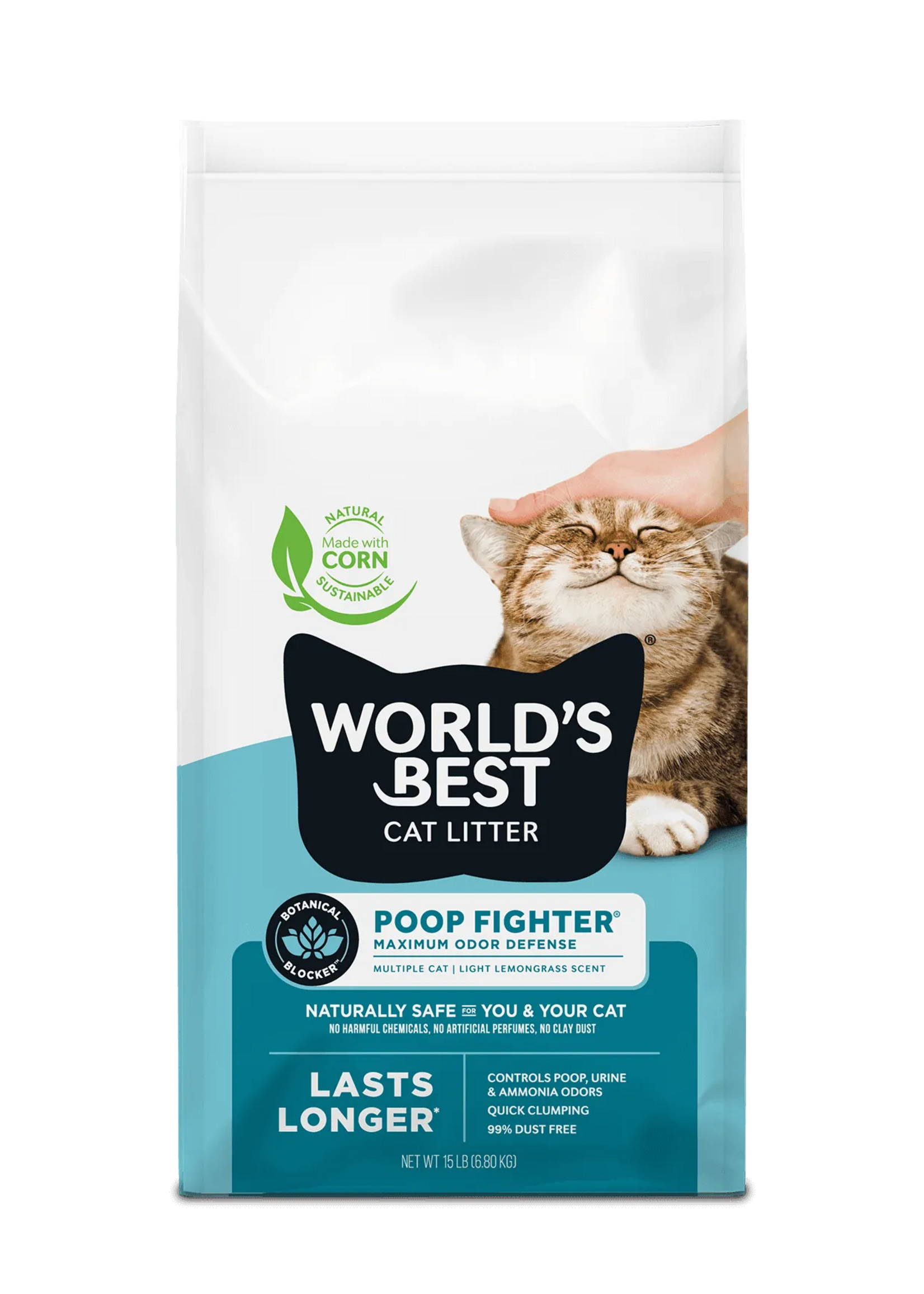 World's Best Cat Litter World's Best Cat Litter Poop Fighter Maximum Odor Defense - 28 lbs