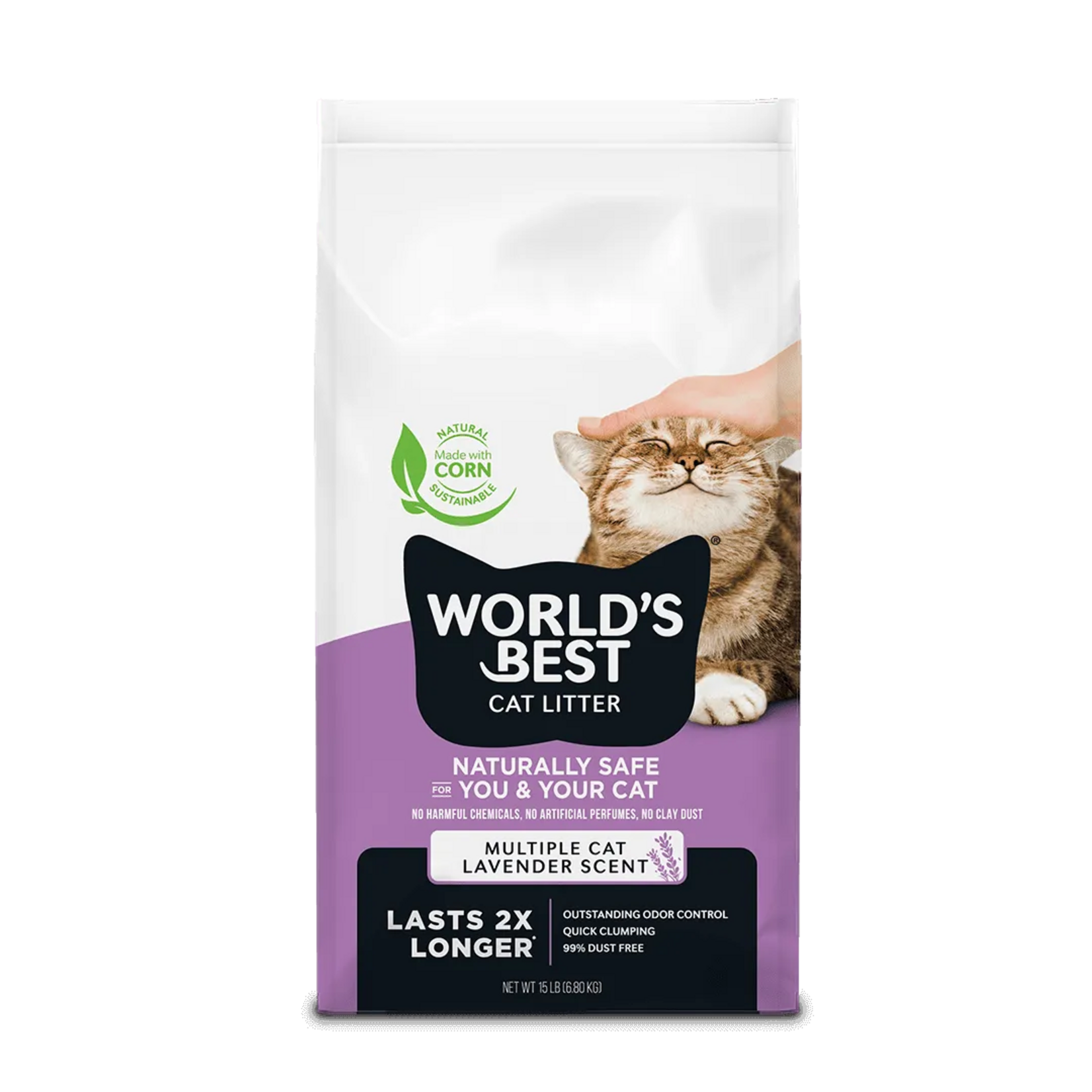 World's Best Cat Litter World's Best Cat Litter Multiple Cat Formula Lavender Scented - 28 lbs