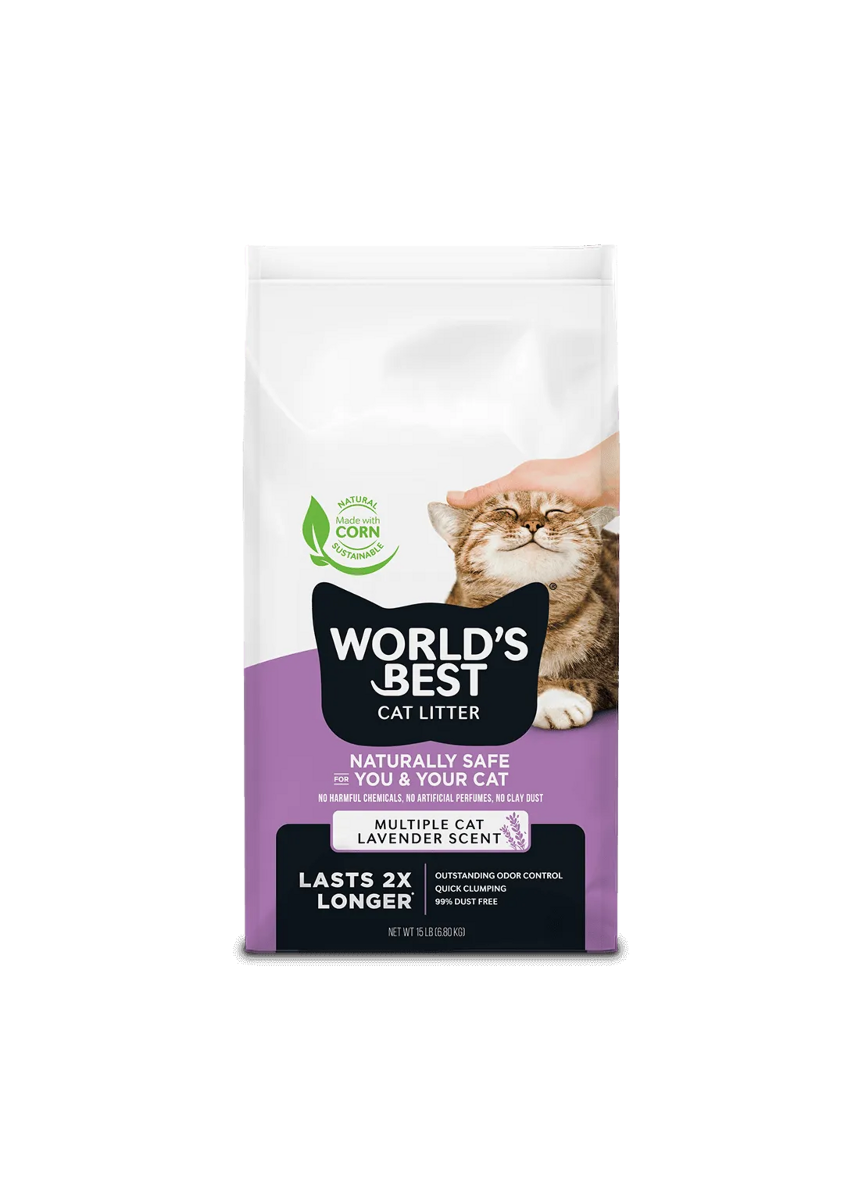 World's Best Cat Litter World's Best Cat Litter Multiple Cat Formula Lavender Scented - 28 lbs