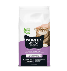 World's Best Cat Litter World's Best Cat Litter Multiple Cat Formula Lavender Scented - 28 lbs