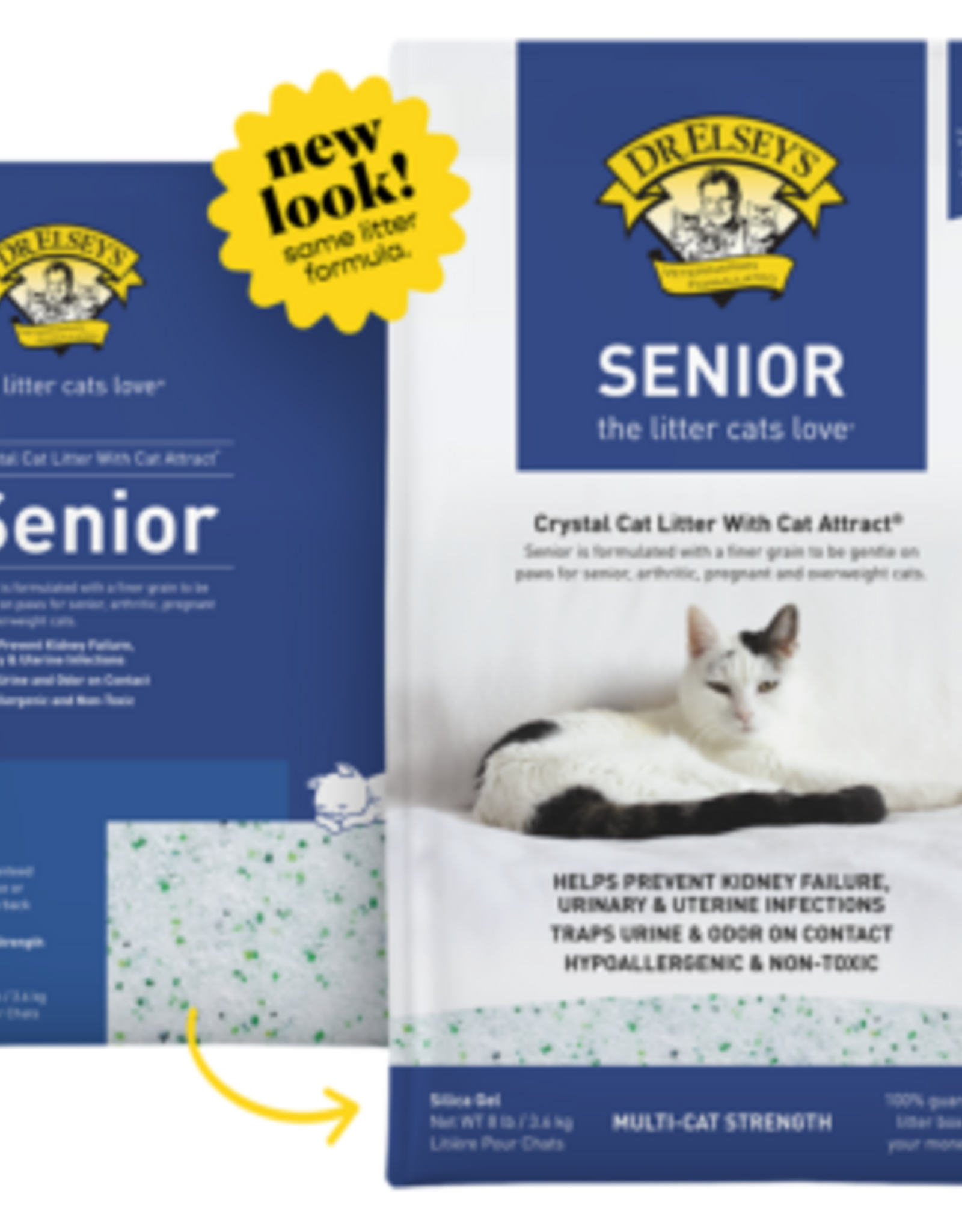 Dr. Elsey's Dr. Elsey's Precious Cat Senior Silica Crystal Cat Litter - 8 lb. Bag