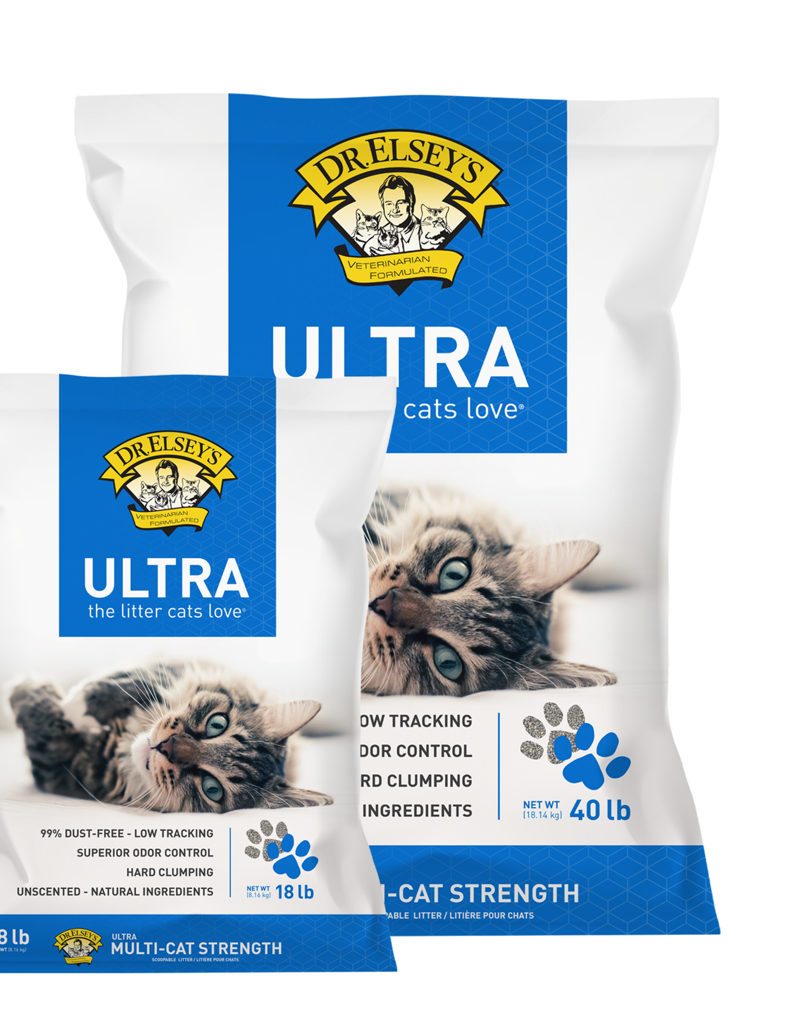 Dr. Elsey's Dr. Elsey's Ultra Unscented Clumping Cat Litter - 18 lb. Bag