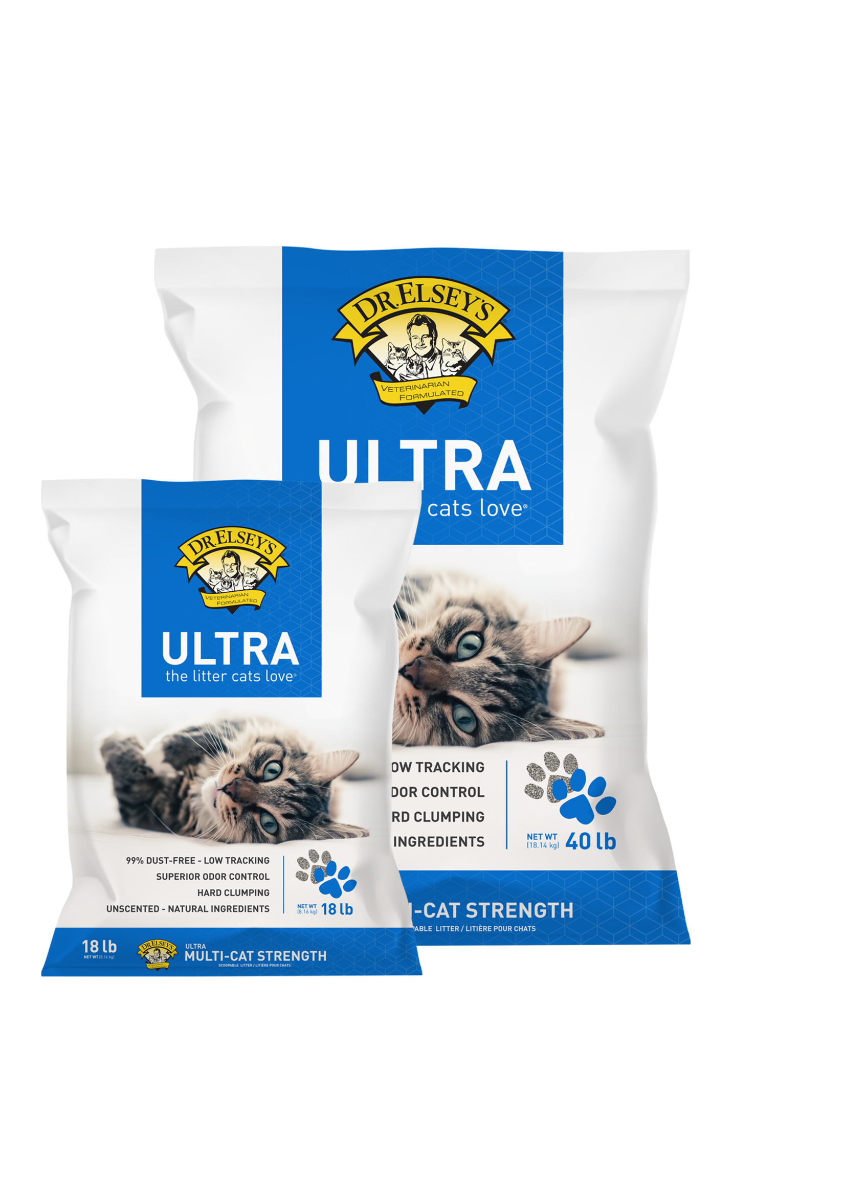 Dr. Elsey's Dr. Elsey's Ultra Unscented Clumping Cat Litter - 18 lb. Bag