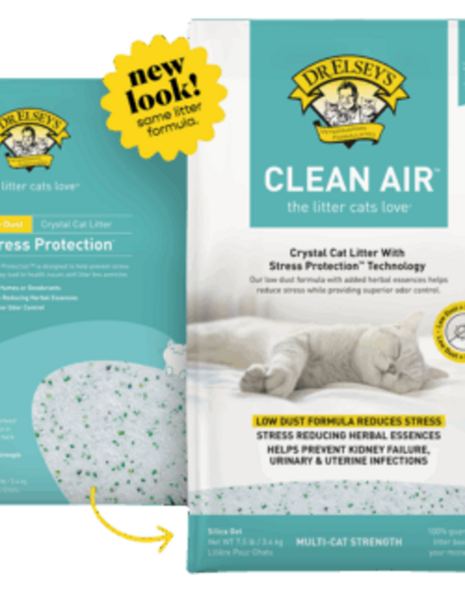 Dr. Elsey's Dr. Elsey's Clean Air Crystal Silica Cat Litter - 7.5 lb. Bag