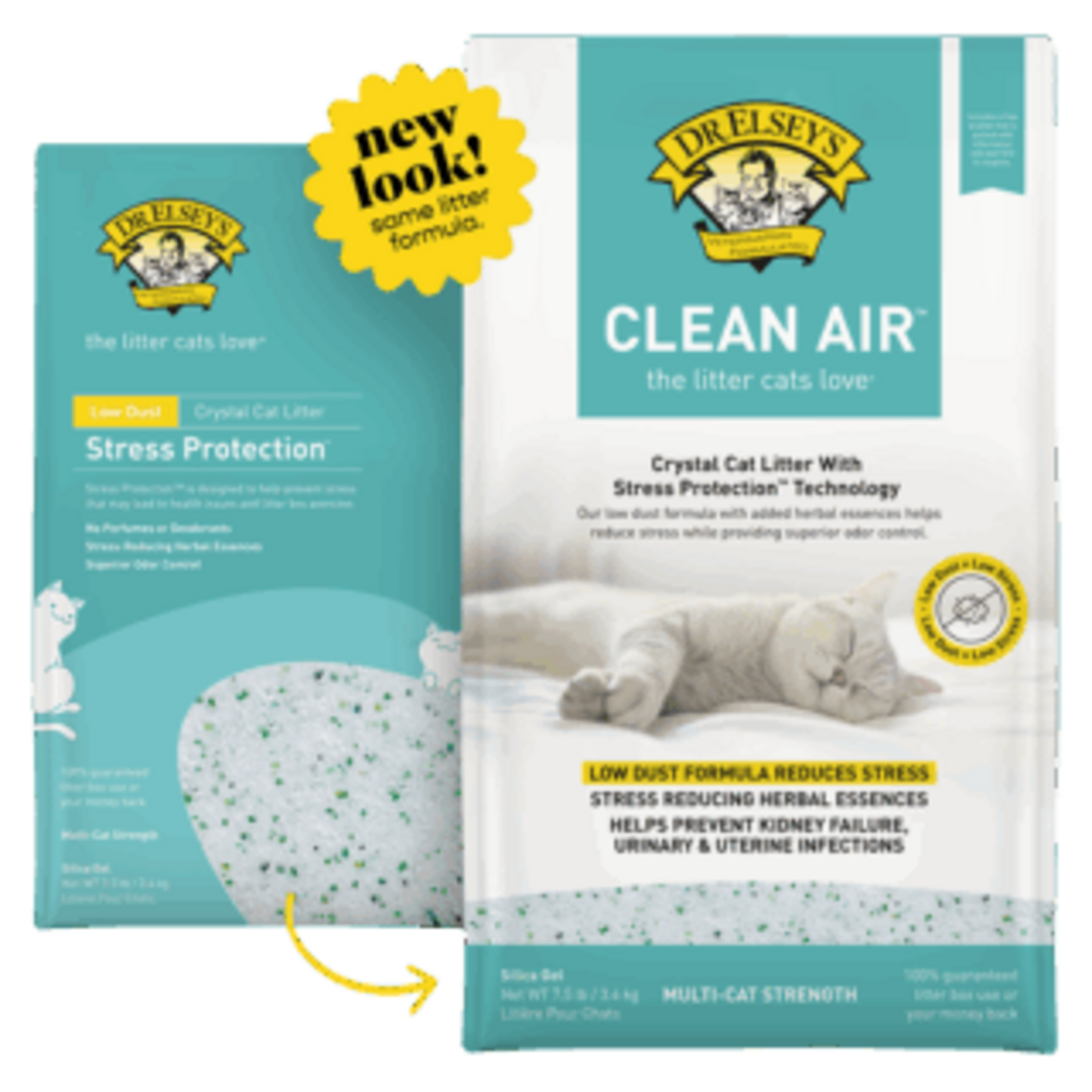 Dr. Elsey's Dr. Elsey's Clean Air Crystal Silica Cat Litter - 7.5 lb. Bag