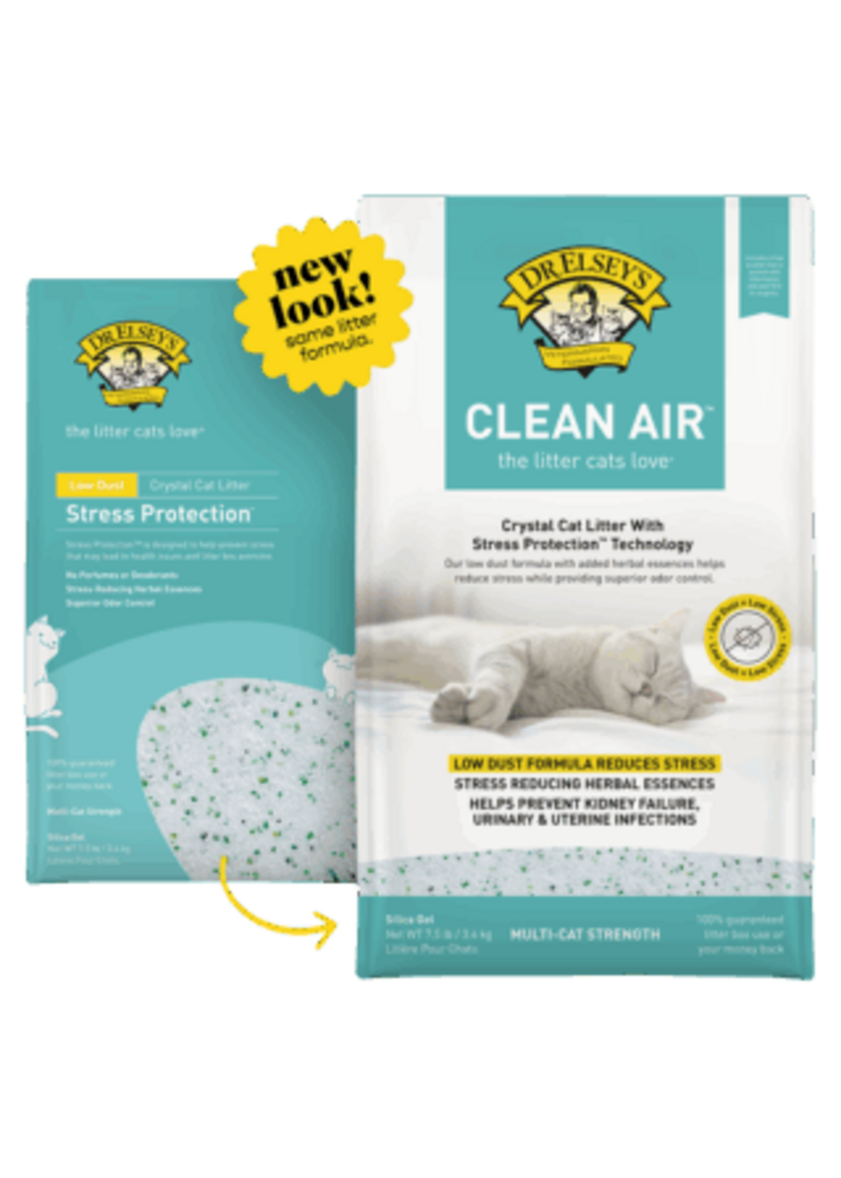 Dr. Elsey's Dr. Elsey's Clean Air Crystal Silica Cat Litter - 7.5 lb. Bag