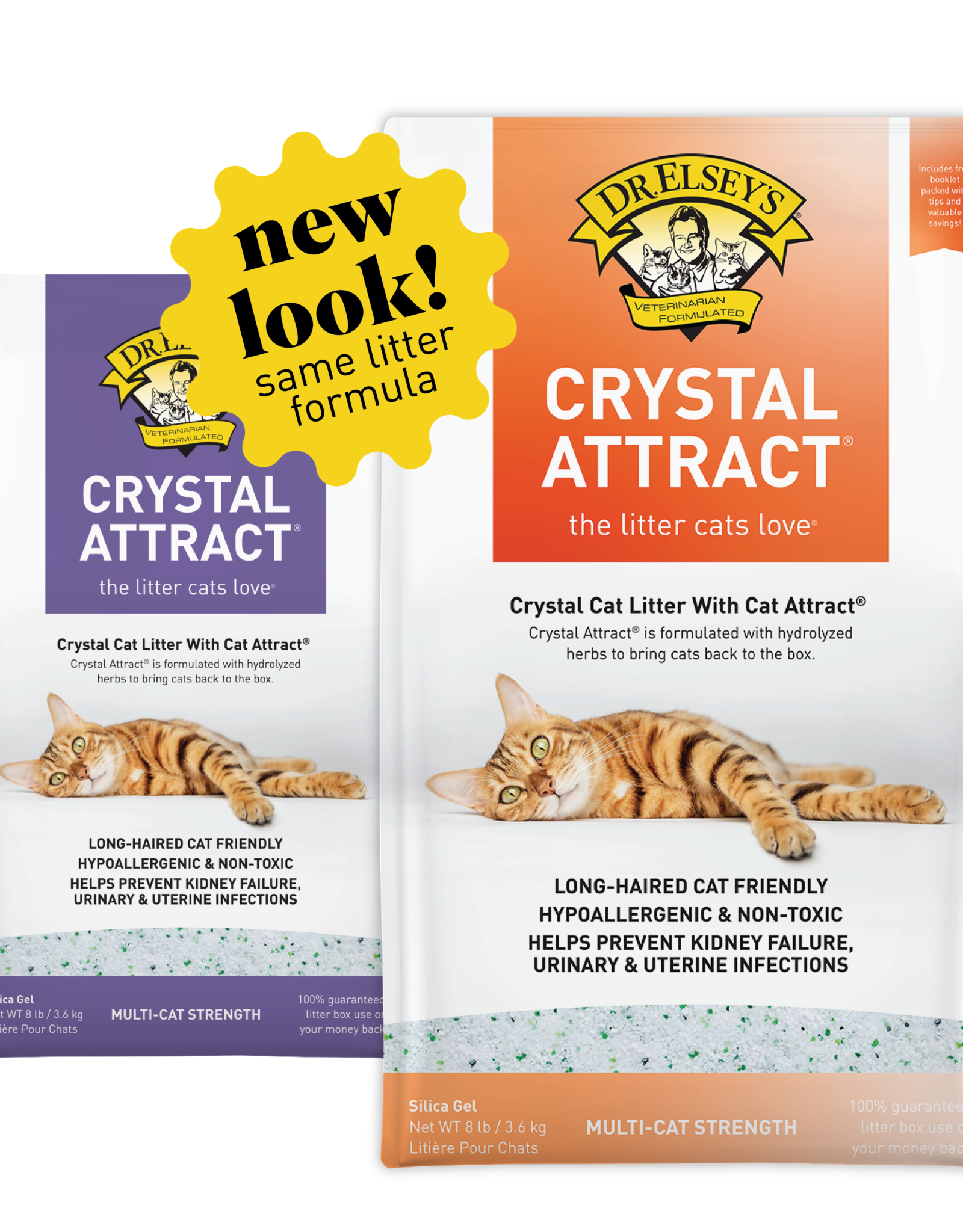 Dr. Elsey's Dr. Elsey's Crystal Attract Silica Cat Litter - 8 lb.