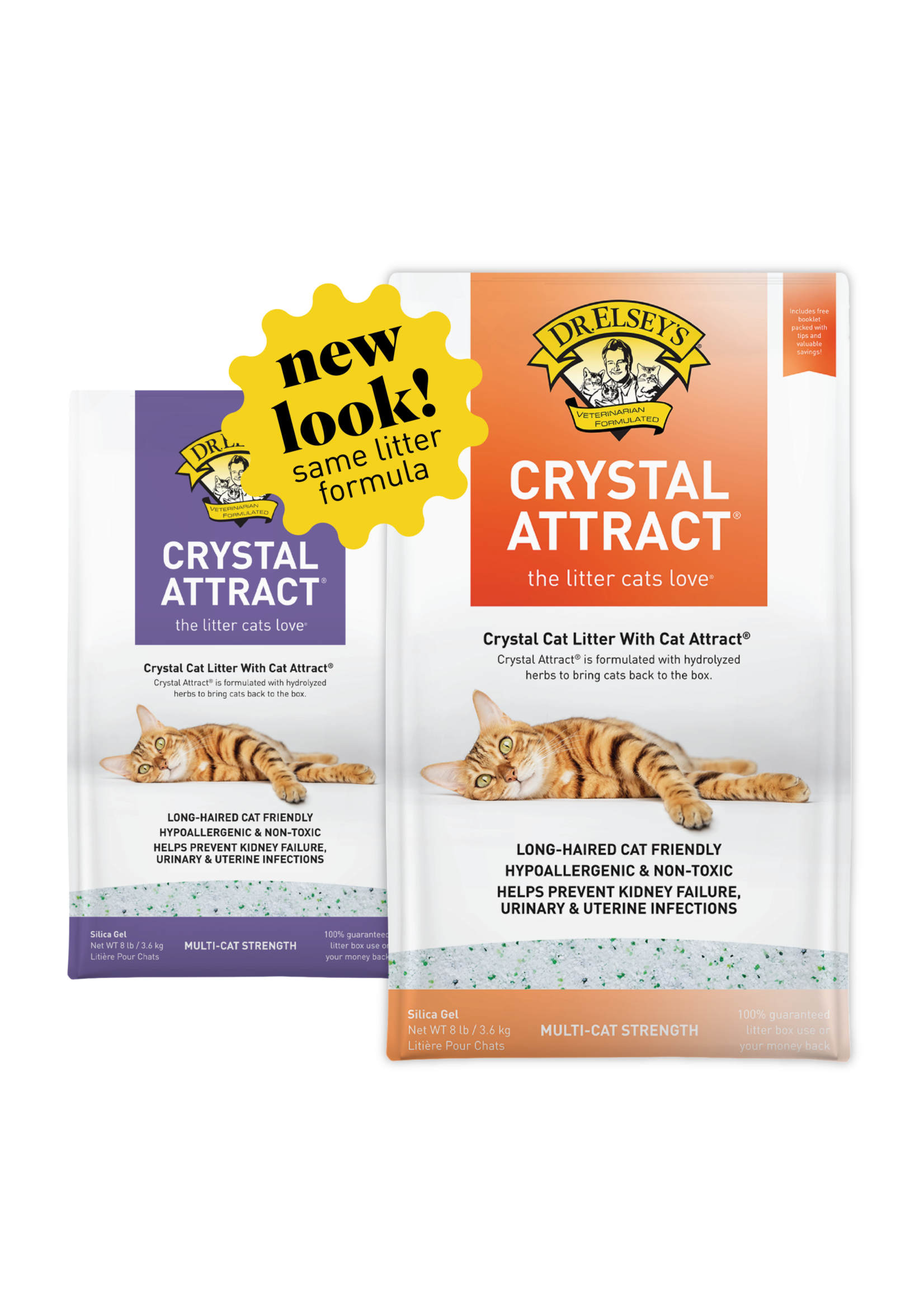 Dr. Elsey's Dr. Elsey's Crystal Attract Silica Cat Litter - 8 lb.