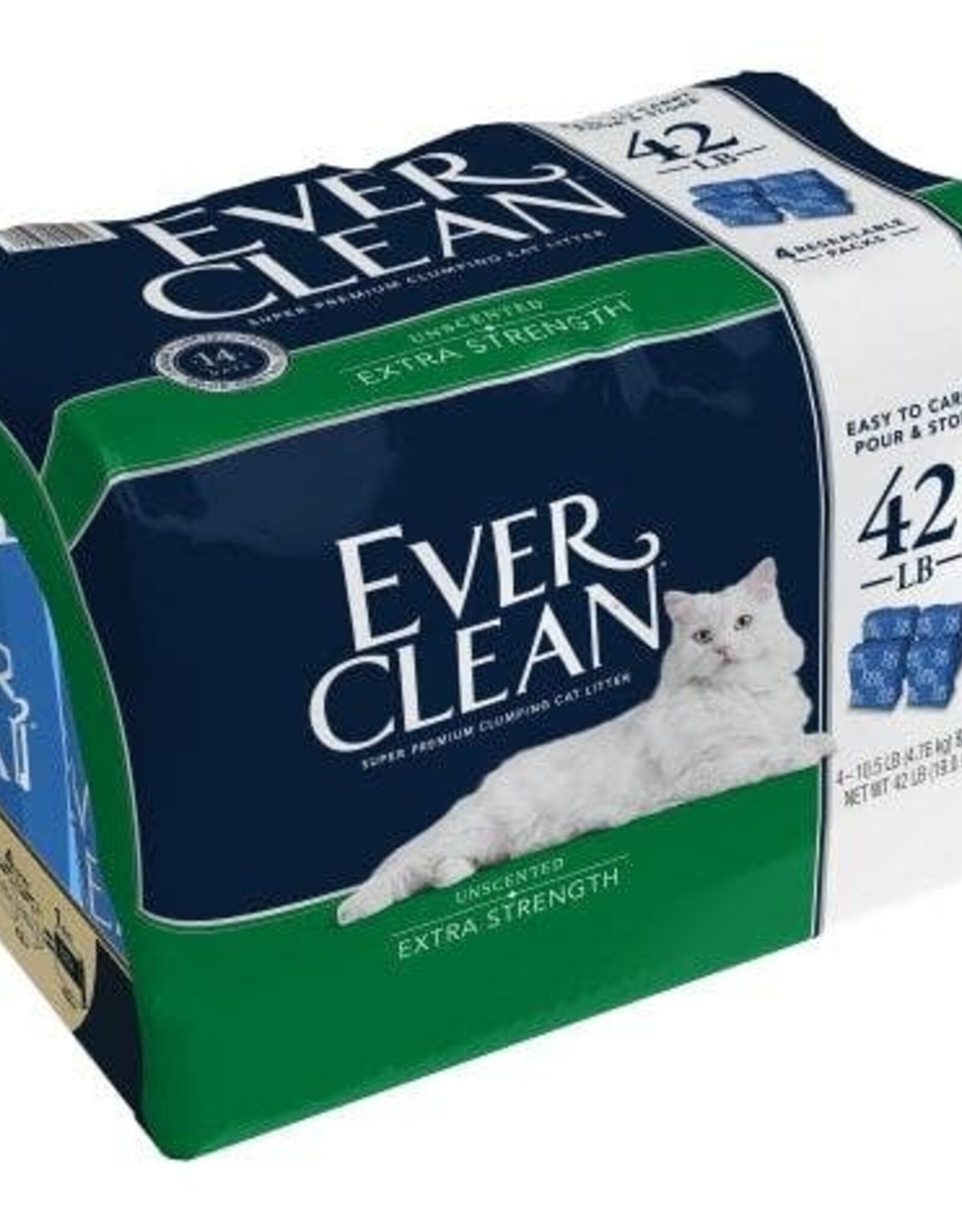 Everclean Everclean Extra Strength Unscented Cat Litter - 42 lb