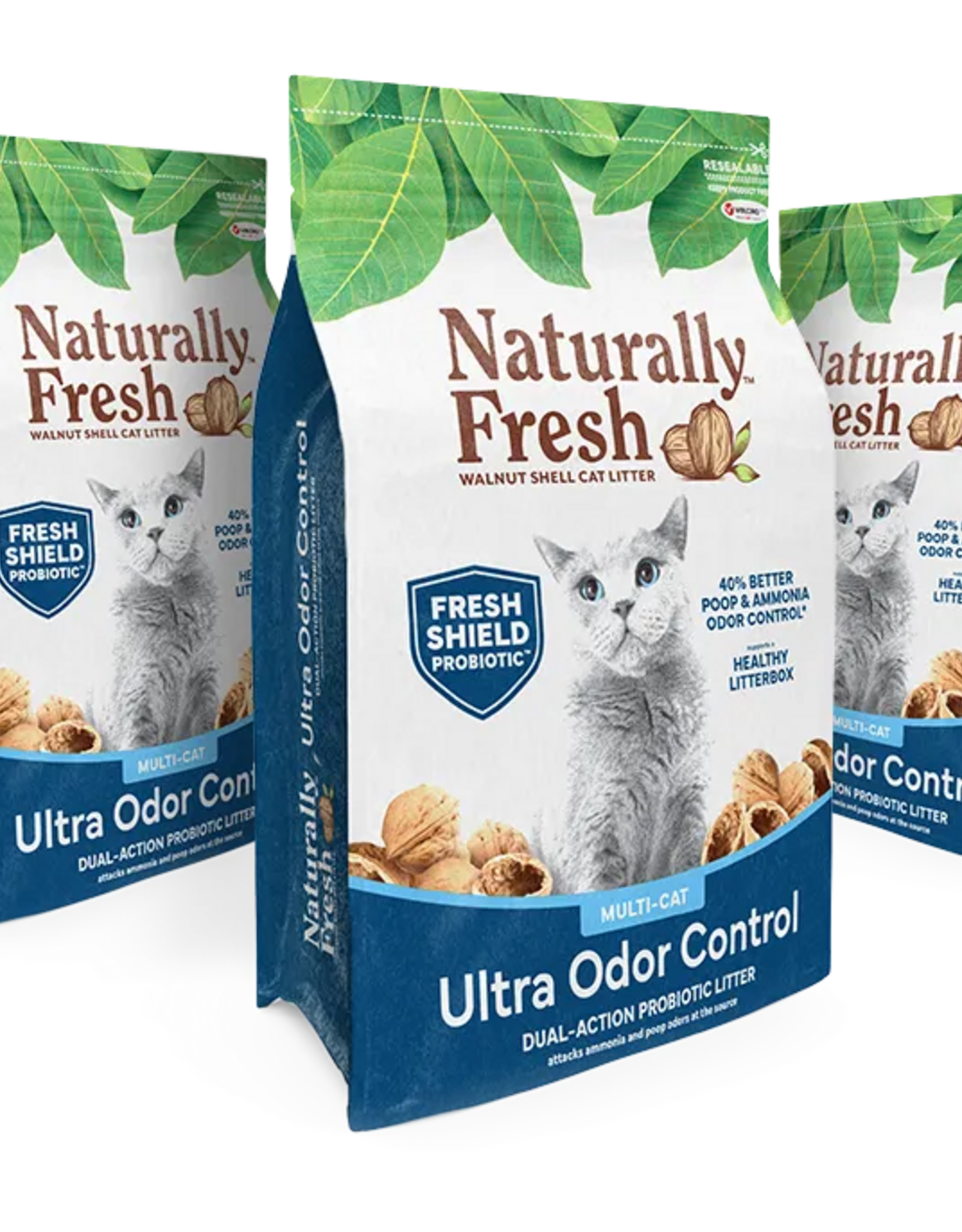 Naturally Fresh Naturally Fresh Walnut Shell Multi-Cat Ultra Odor Control Cat Litter - 14 lb