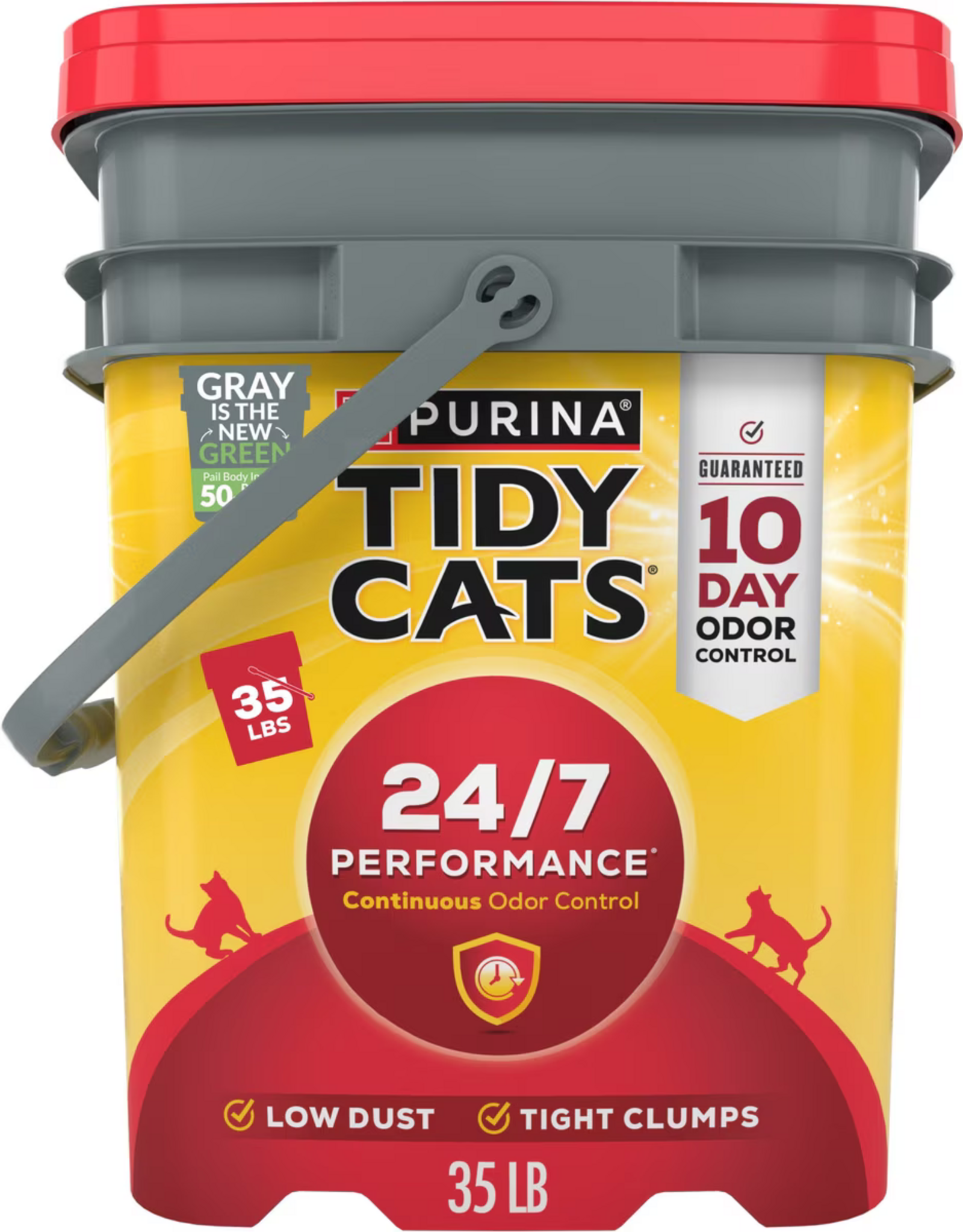 Tidy Cats Purina Tidy Cats 24/7 Performance Multi-Cat Clumping Cat Litter - 35 lb Pail