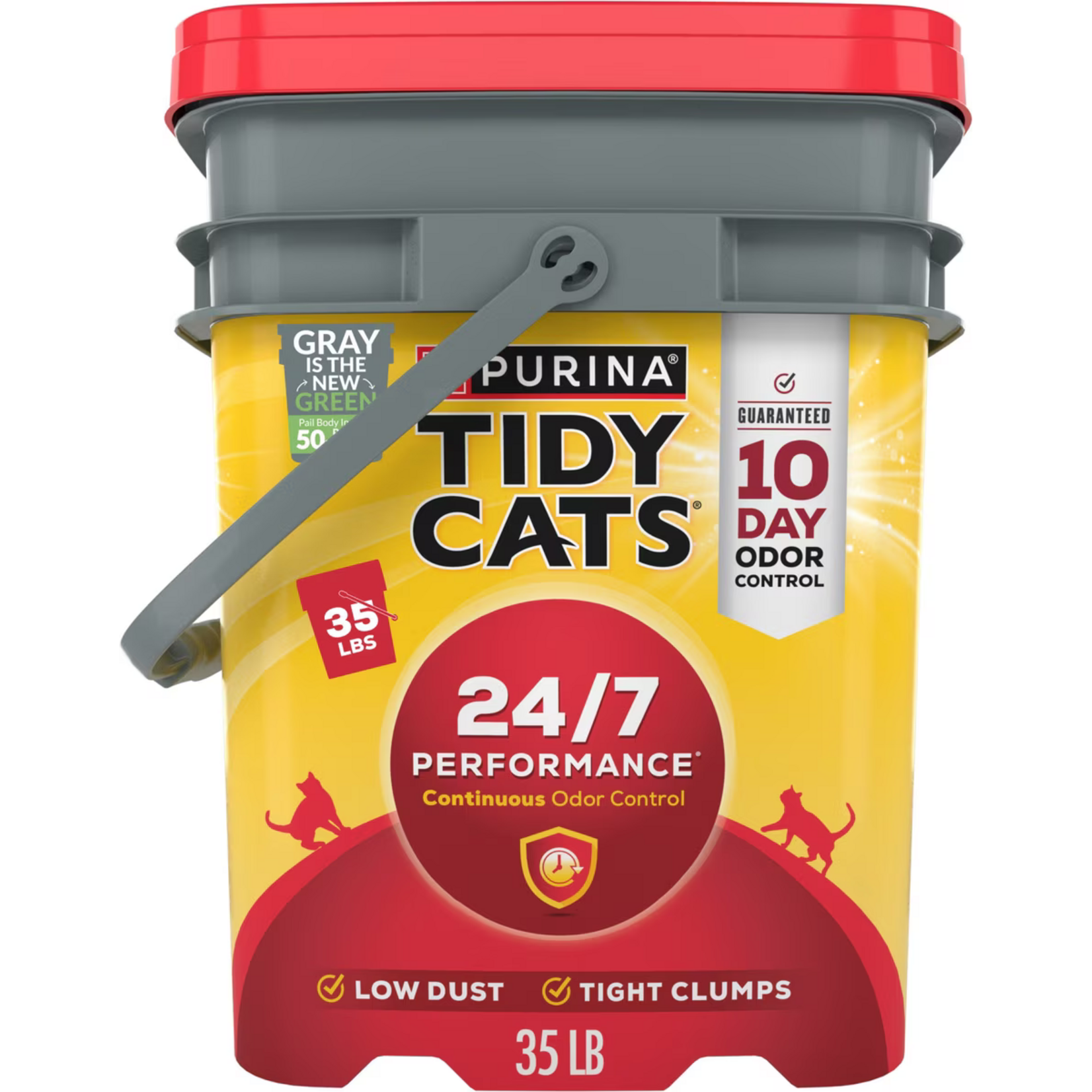 Tidy Cats Purina Tidy Cats 24/7 Performance Multi-Cat Clumping Cat Litter - 35 lb Pail