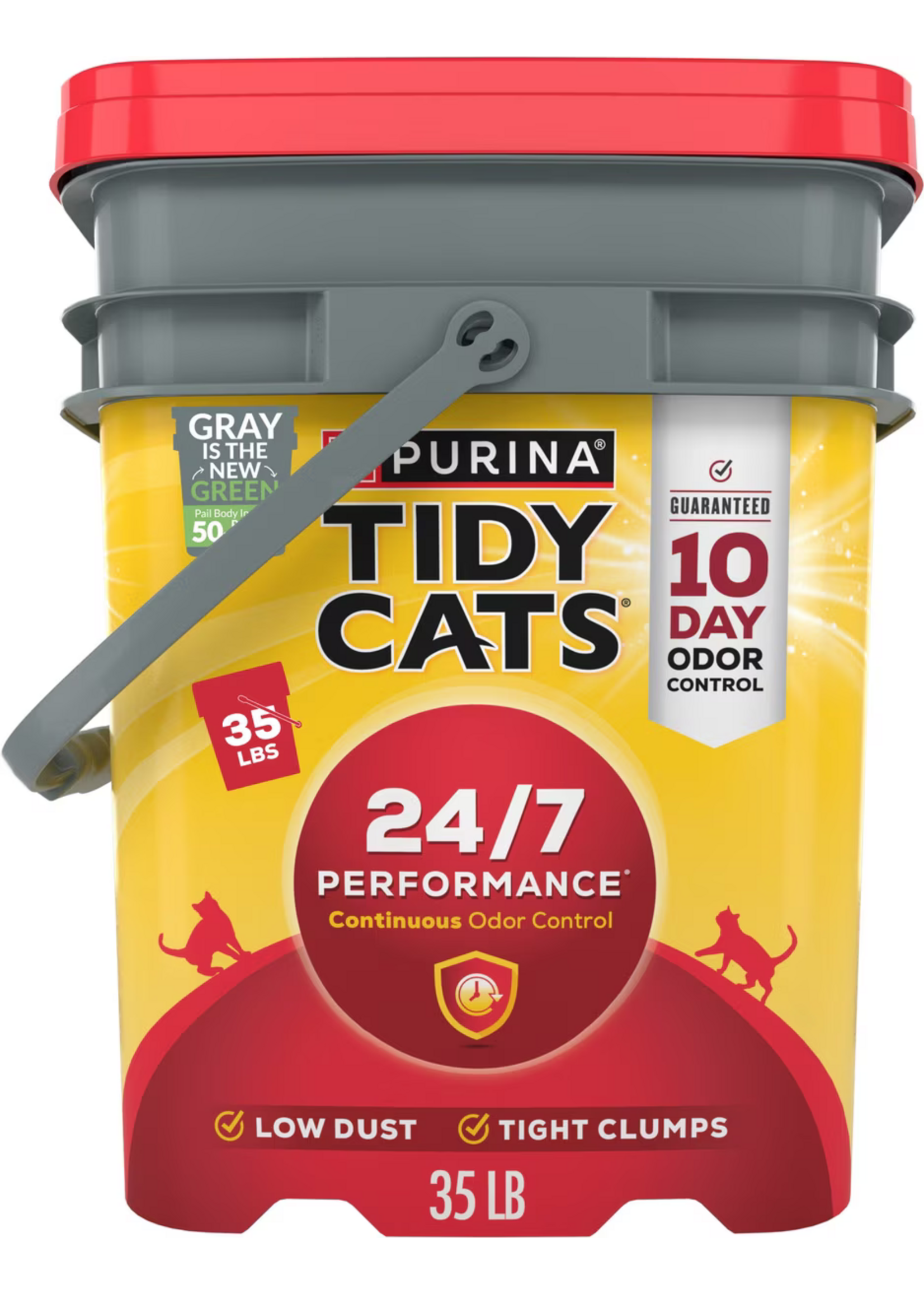Tidy Cats Purina Tidy Cats 24/7 Performance Multi-Cat Clumping Cat Litter - 35 lb Pail