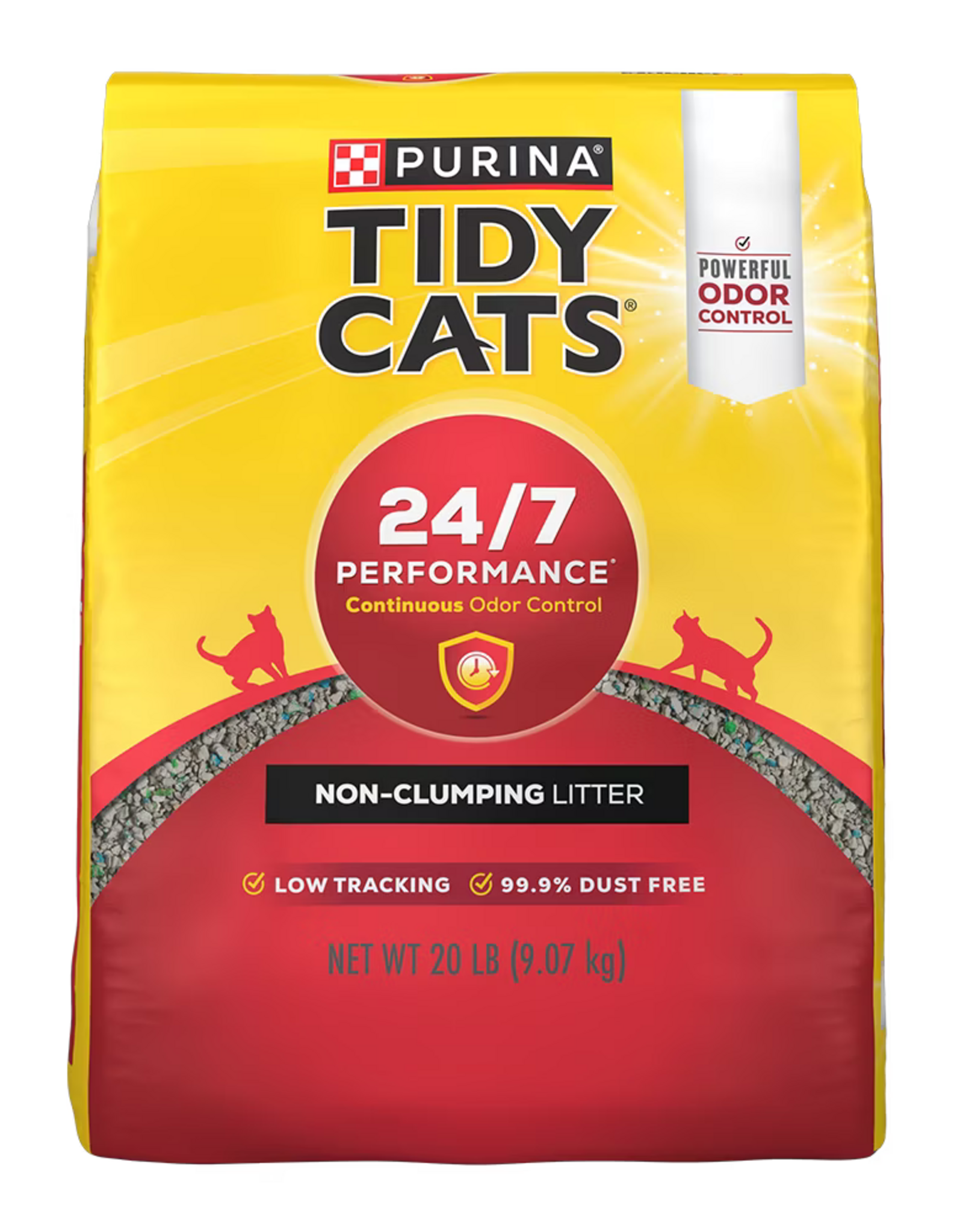 Tidy Cats Purina Tidy Cats 24/7 Performance Non-Clumping Cat Litter  - 20 lb Bag