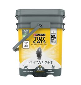 Tidy Cats Purina Tidy Cats 4-in-1 Strength Lightweight Clumping Cat Litter - 17 lb. Pail