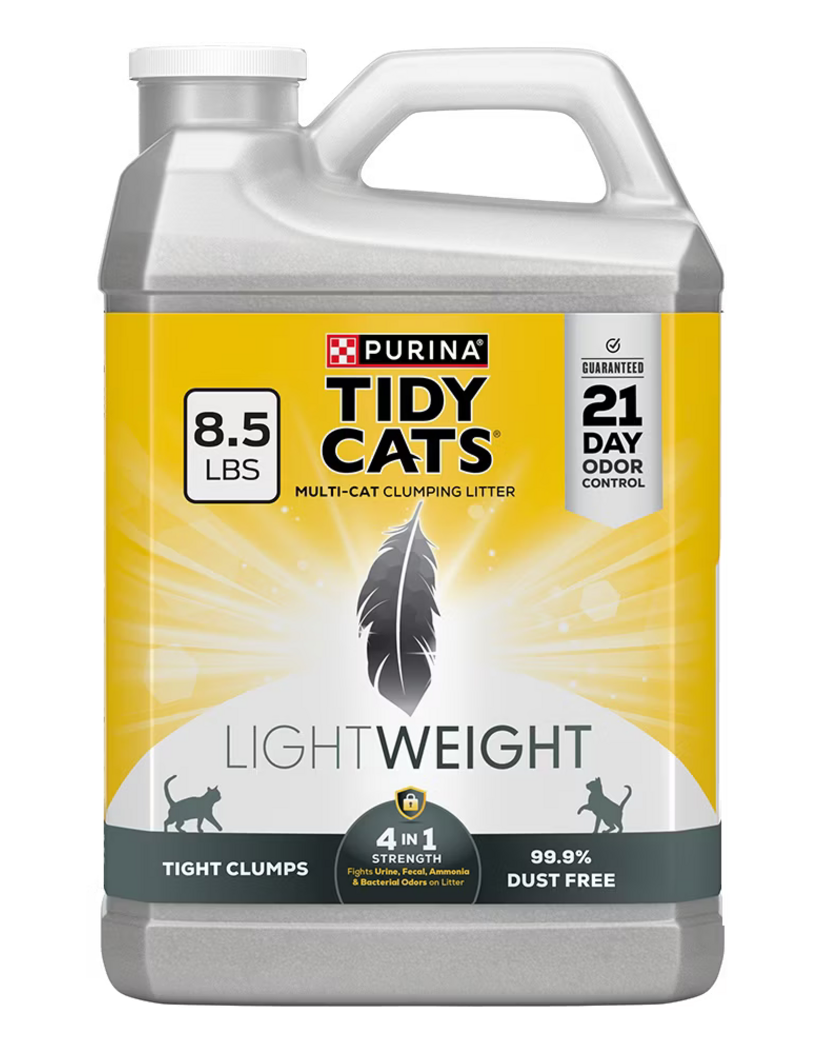 Tidy Cats Purina Tidy Cats 4-in-1 Strength Lightweight Multi-Cat Clumping Cat Litter - 8.5 lb Jug