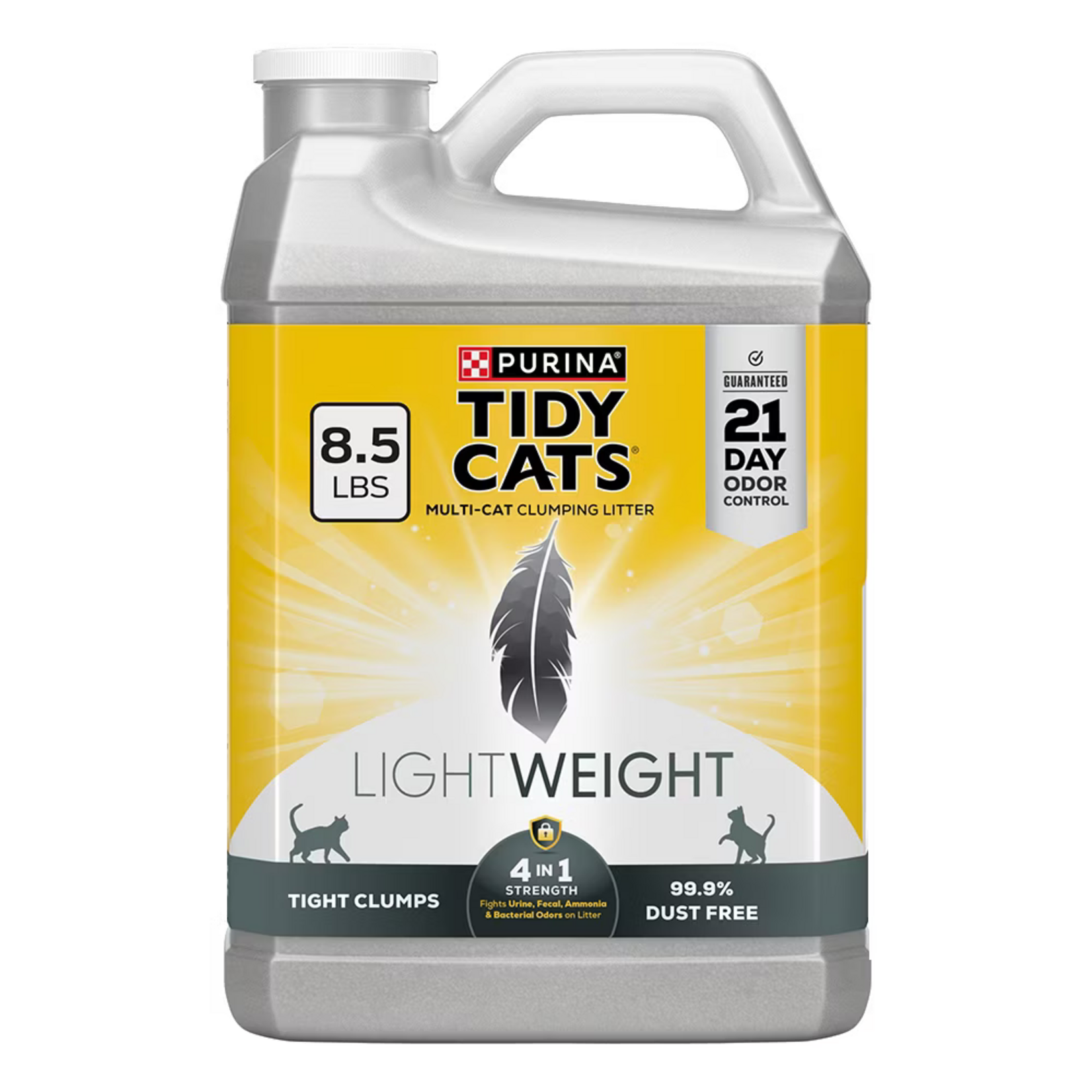 Tidy Cats Purina Tidy Cats 4-in-1 Strength Lightweight Multi-Cat Clumping Cat Litter - 8.5 lb Jug