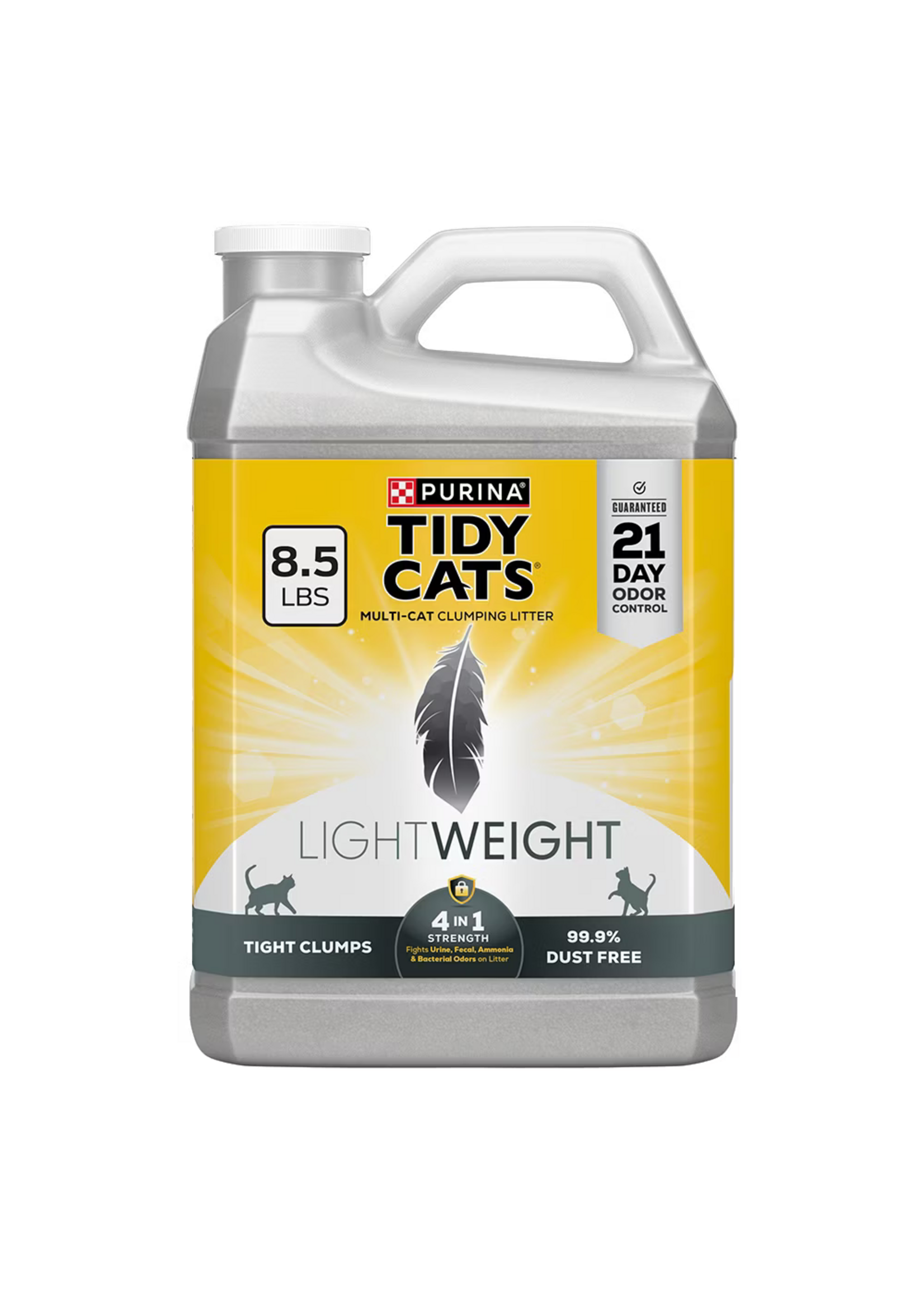 Tidy Cats Purina Tidy Cats 4-in-1 Strength Lightweight Multi-Cat Clumping Cat Litter - 8.5 lb Jug