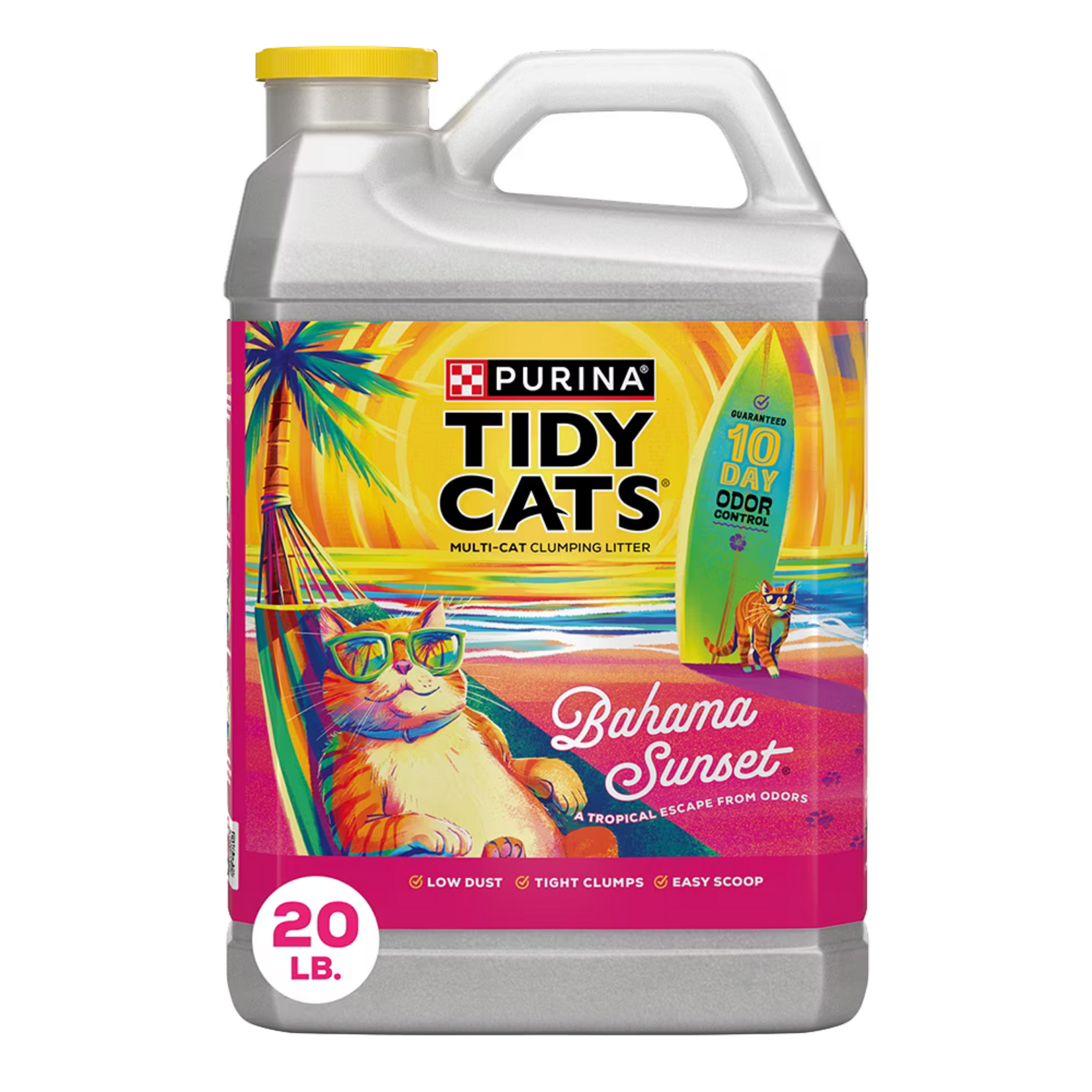 Tidy Cats Purina Tidy Cats Bahama Sunset Multi-Cat Clumping Cat Litter - 20 lb Jug