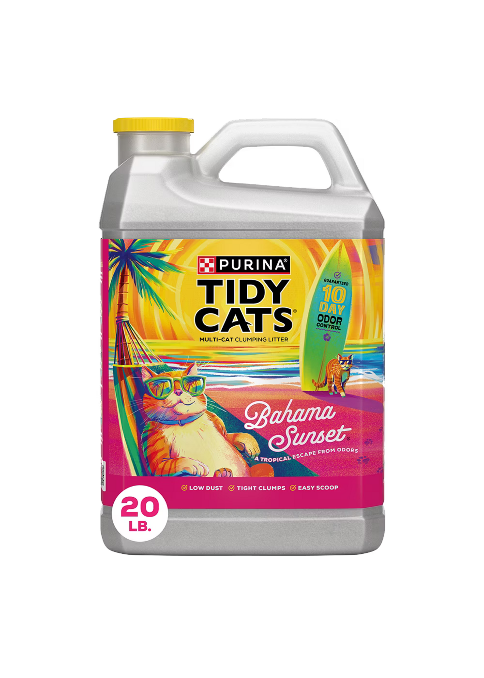 Tidy Cats Purina Tidy Cats Bahama Sunset Multi-Cat Clumping Cat Litter - 20 lb Jug