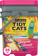 Tidy Cats Purina Tidy Cats Bahama Sunset Multi-Cat Clumping Cat Litter - 35 lb Pail
