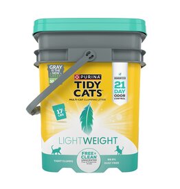 Tidy Cats Purina Tidy Cats Free & Clean Lightweight Multi-Cat Clumping Cat Litter-  17 lb Pail