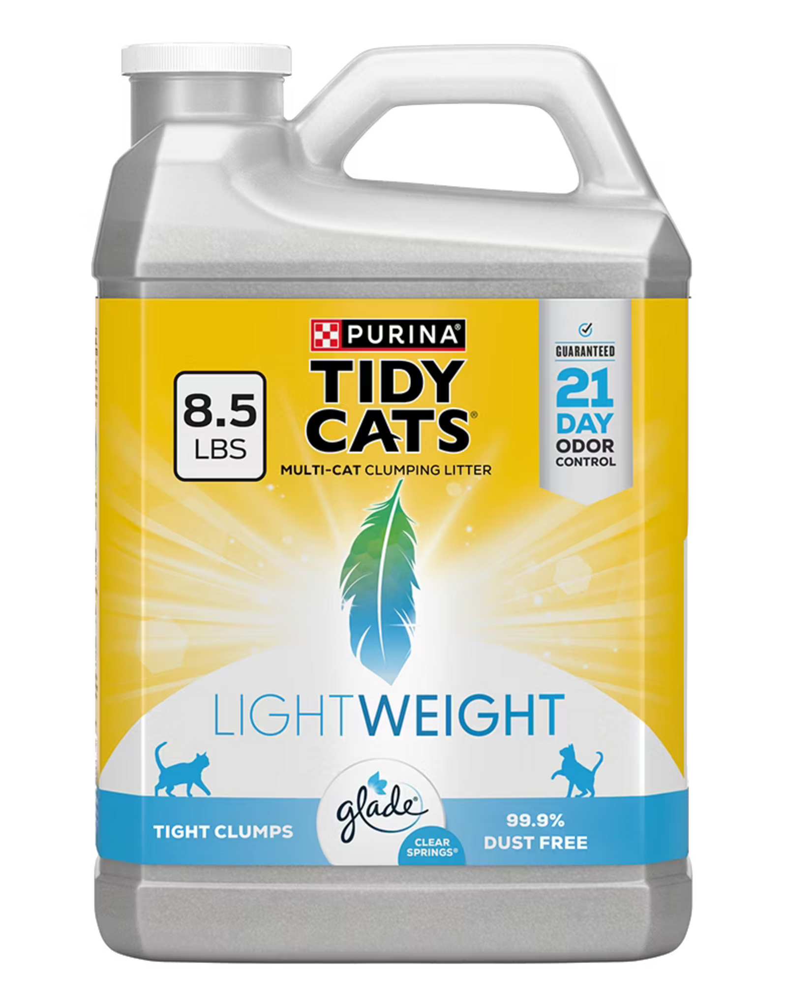 Tidy Cats Purina Tidy Cats Glade Clear Springs LightWeight Multi-Cat Clumping Cat Litter - 8.5 lb Jug