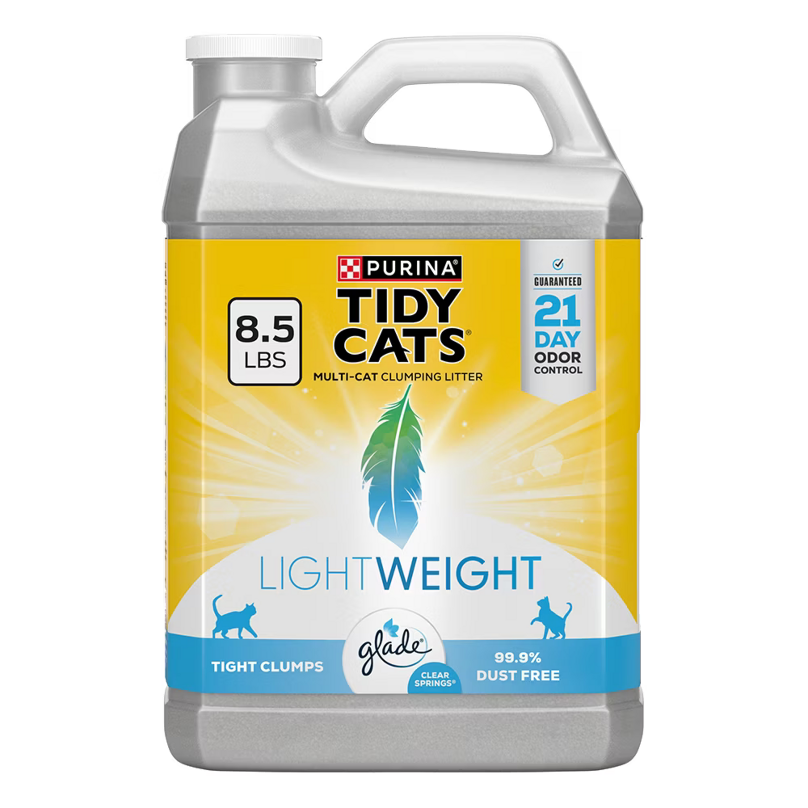 Tidy Cats Purina Tidy Cats Glade Clear Springs LightWeight Multi-Cat Clumping Cat Litter - 8.5 lb Jug