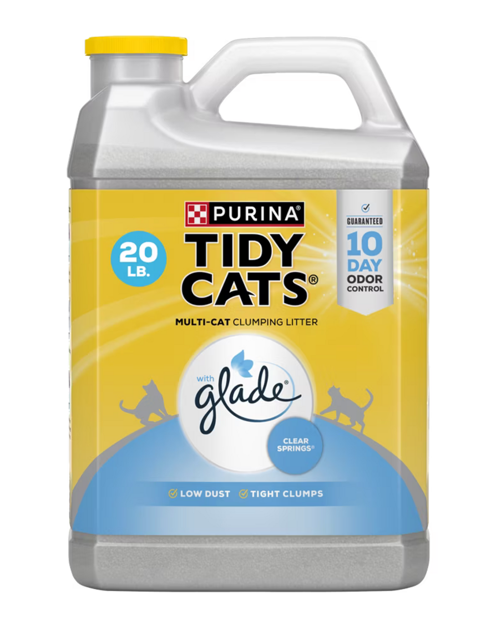 Tidy Cats Purina Tidy Cats Glade Clear Springs Multi-Cat Clumping Cat Litter - 20 lb Jug