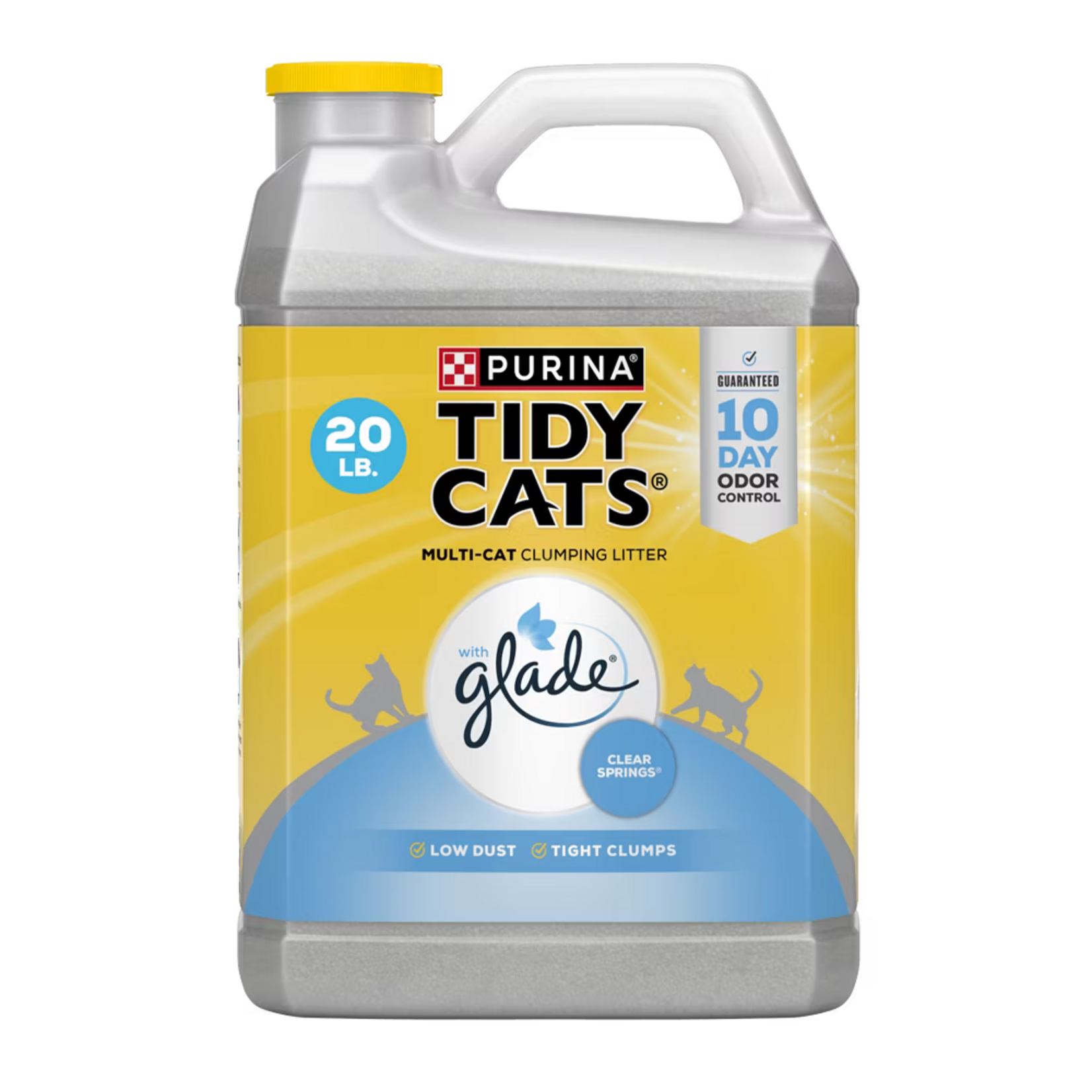 Tidy Cats Purina Tidy Cats Glade Clear Springs Multi-Cat Clumping Cat Litter - 20 lb Jug