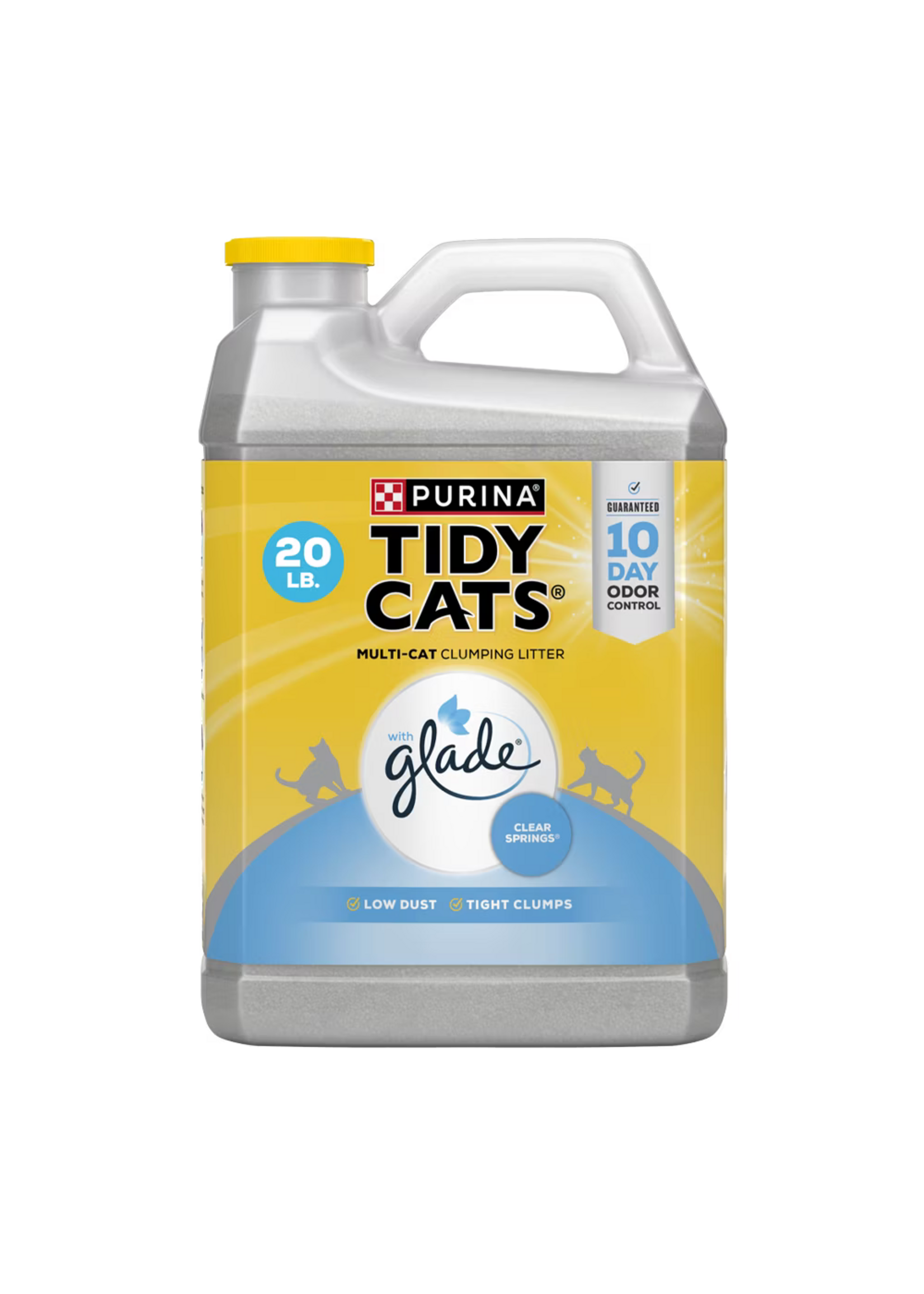 Tidy Cats Purina Tidy Cats Glade Clear Springs Multi-Cat Clumping Cat Litter - 20 lb Jug
