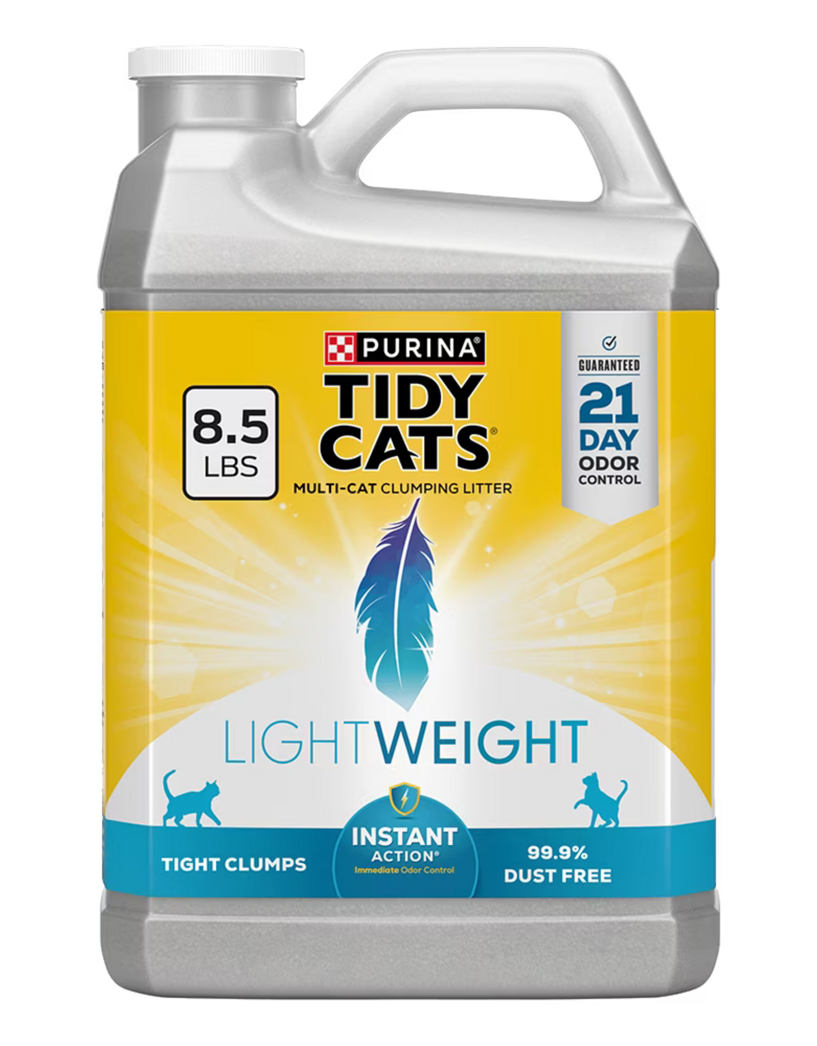 Tidy Cats Purina Tidy Cats Instant Action Lightweight Multi-Cat Clumping Cat Litter - 8.5 lb Jug