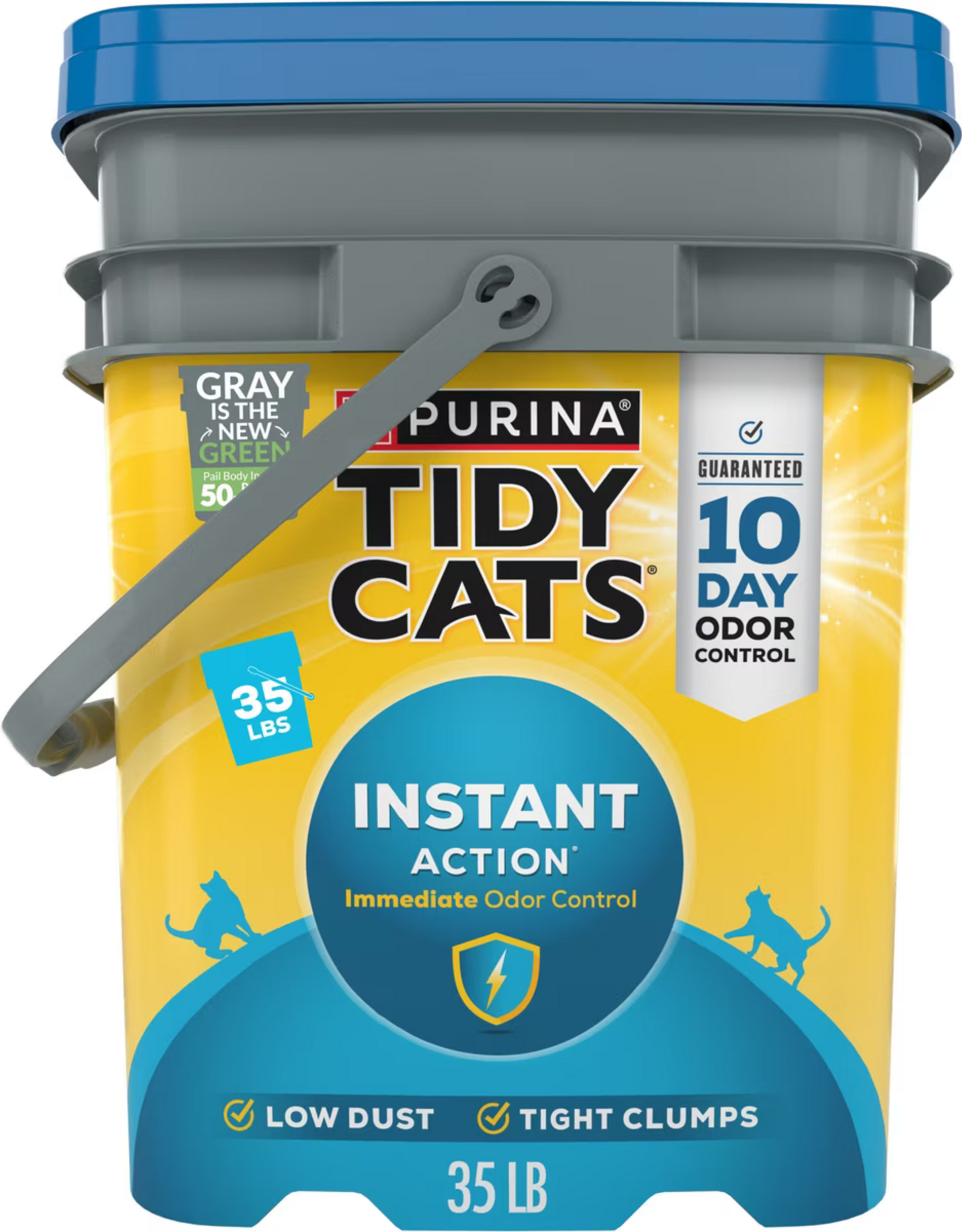 Tidy Cats Purina Tidy Cats Instant Action Multi-Cat Clumping Cat Litter - 35 lb Pail