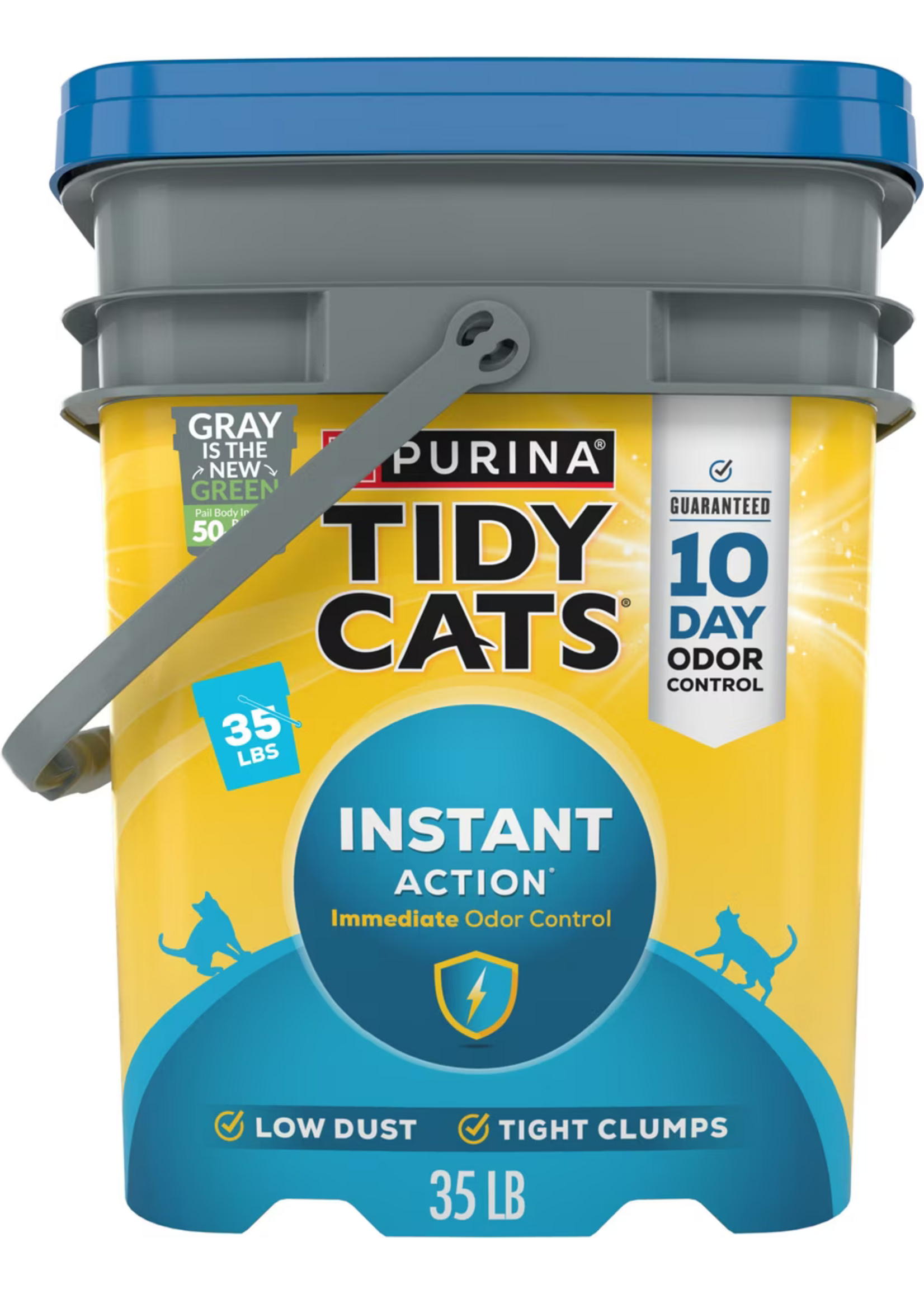 Tidy Cats Purina Tidy Cats Instant Action Multi-Cat Clumping Cat Litter - 35 lb Pail