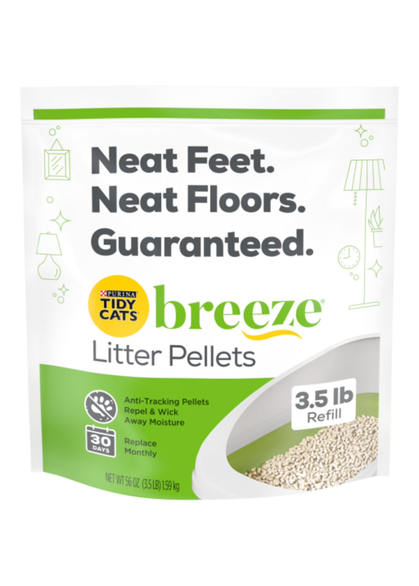 Tidy Cats Purina Tidy Cats Litter Pellets Breeze Refill Litter Pellets - 3.5 lb. Pouch