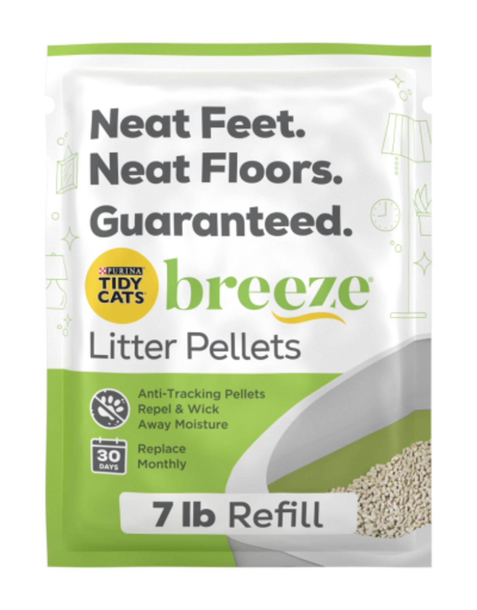 Tidy Cats Purina Tidy Cats Litter Pellets Breeze Refill Litter Pellets - 7 lb. Pouch