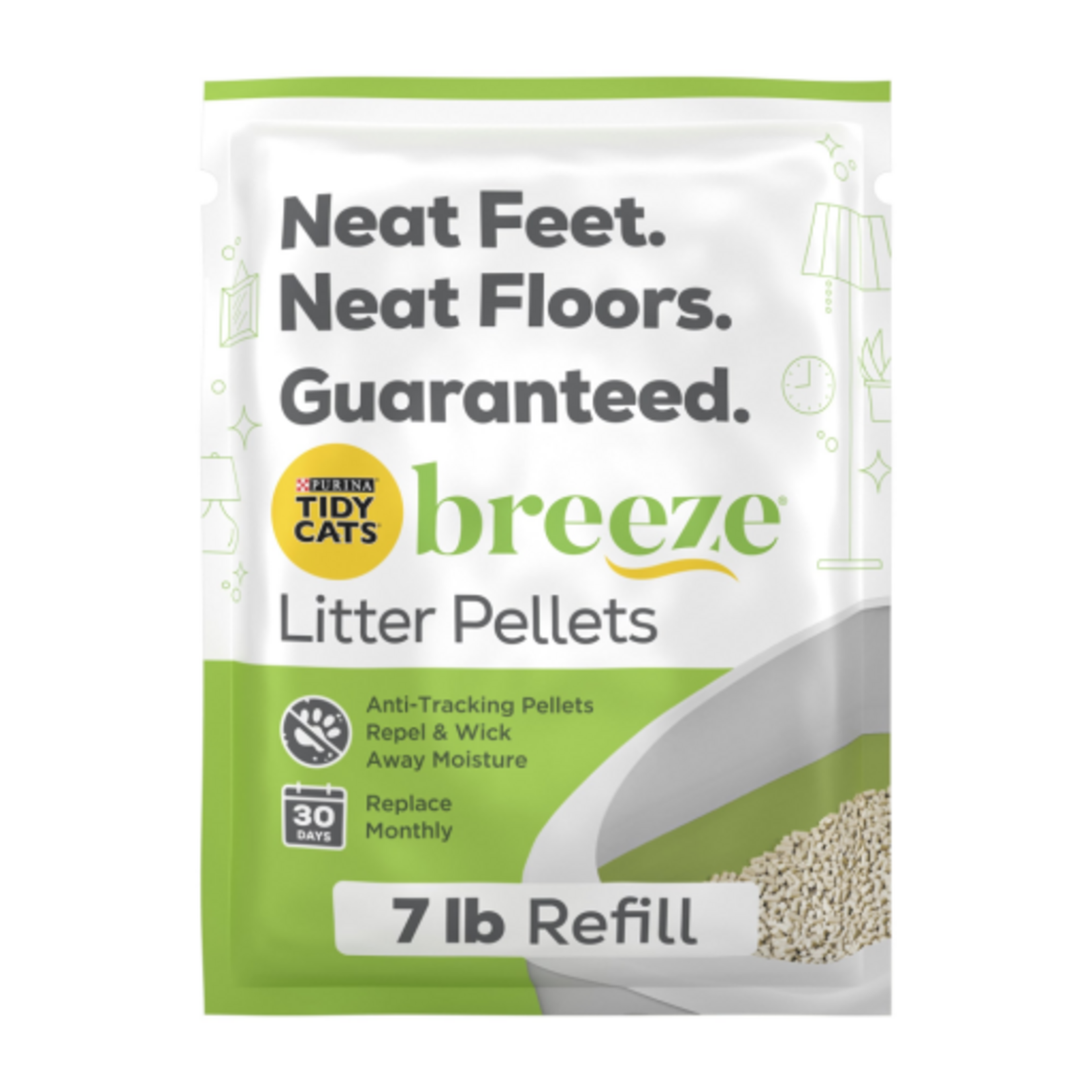 Tidy Cats Purina Tidy Cats Litter Pellets Breeze Refill Litter Pellets - 7 lb. Pouch