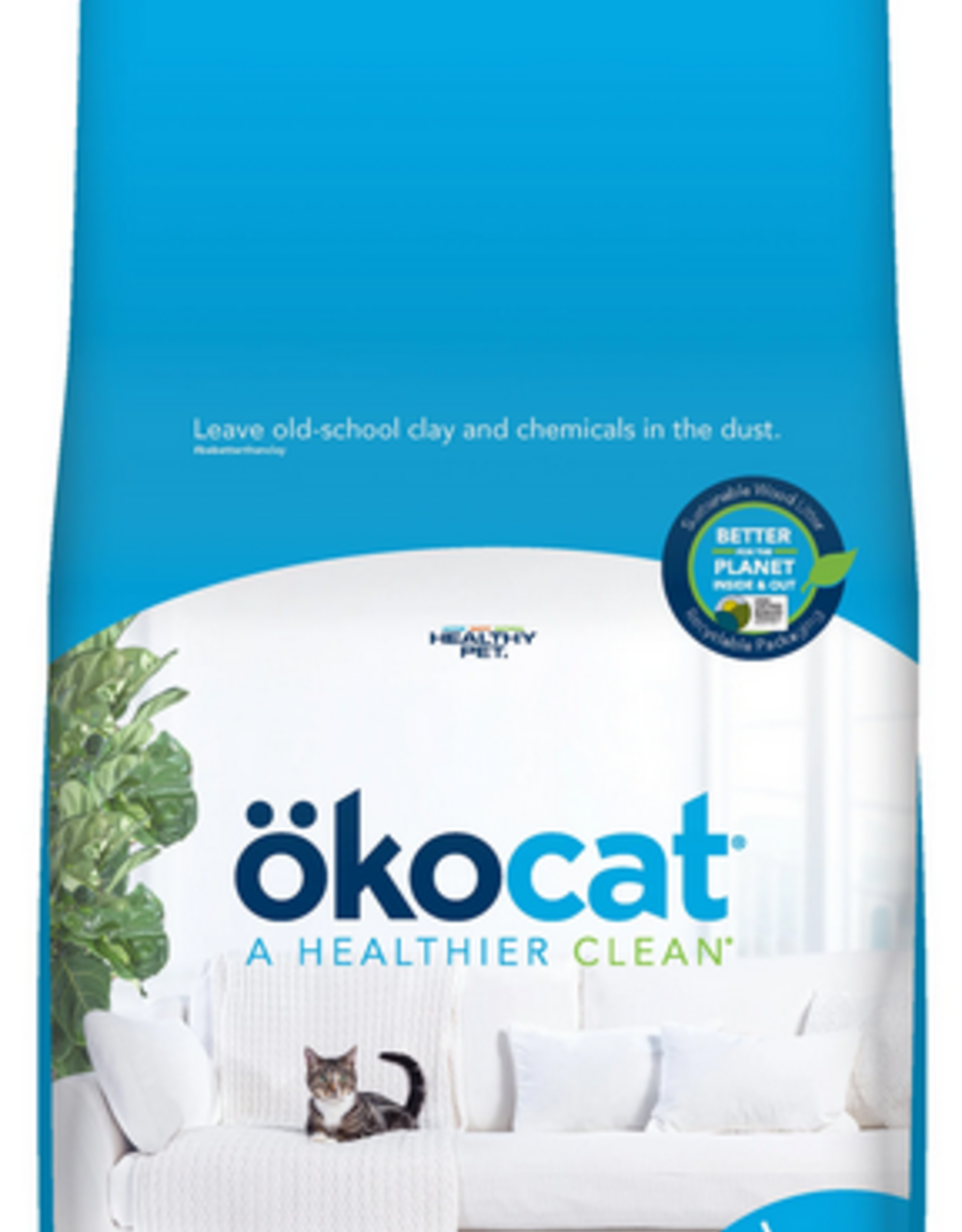 Okocat Original Premium Clumping Wood Cat Litter - 18.8 lb