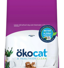 Okocat Low Tracking Mini-Pellets Clumping Wood Cat Litter - 14 lb