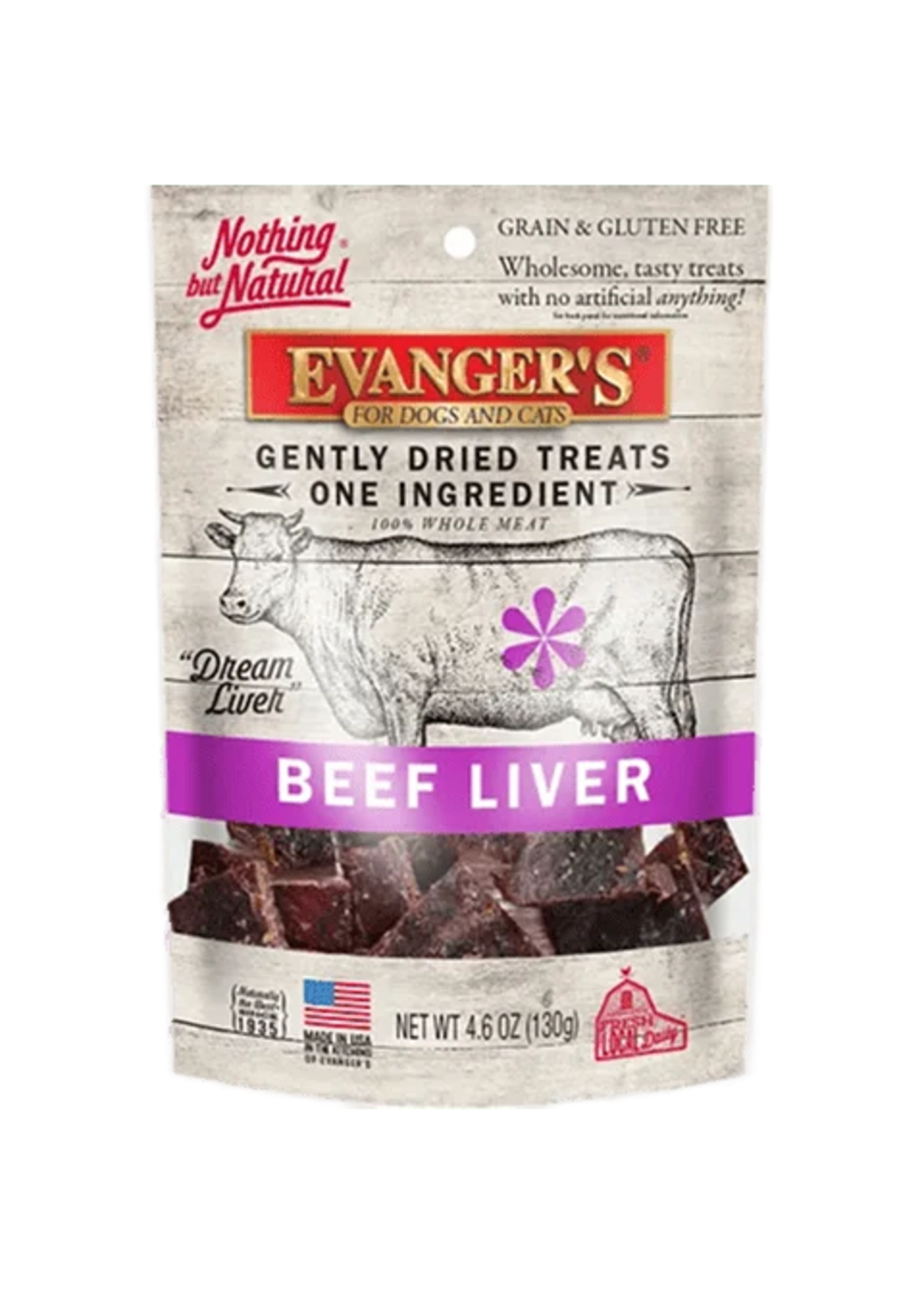 Evanger's Evanger's Gently Dried Beef Liver Dog Treats - 4.6 oz